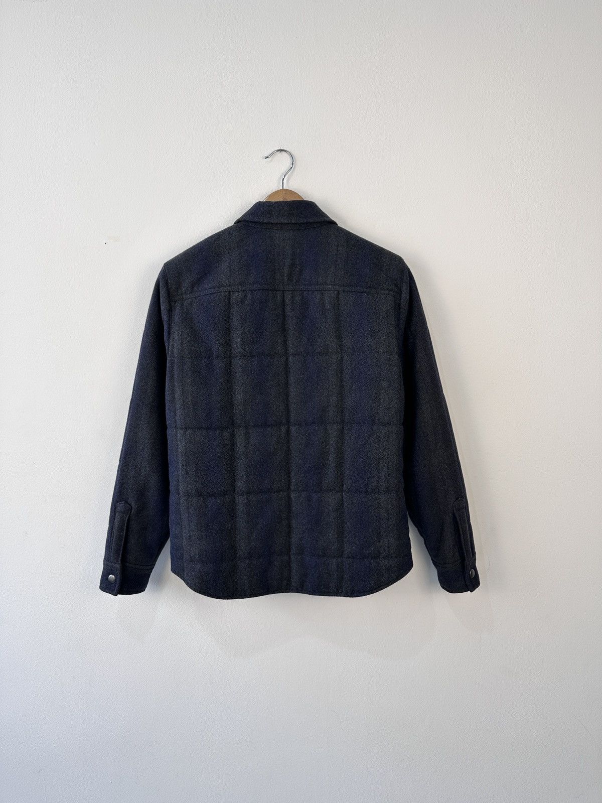 Gap GAP Men’s Wool Blend Quilted Shirt Jacket Gray Size XS Size US XS / EU 42 / 0 - 9 Thumbnail