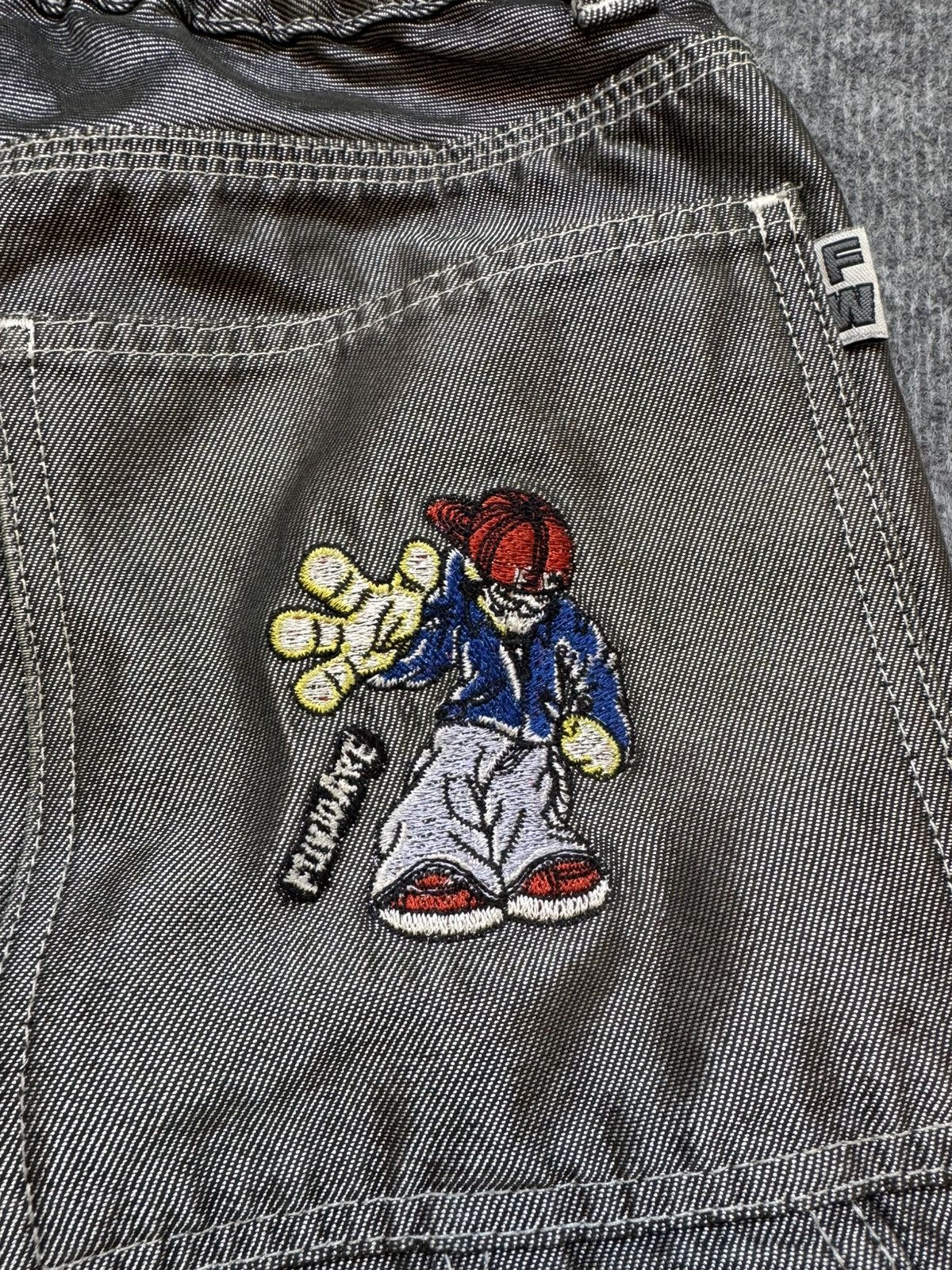 Hysteric Glamour × Japanese Brand × Vintage RAP jeans baggy distressed Japan style casual pants Size US 30 / EU 46 - 4 Thumbnail