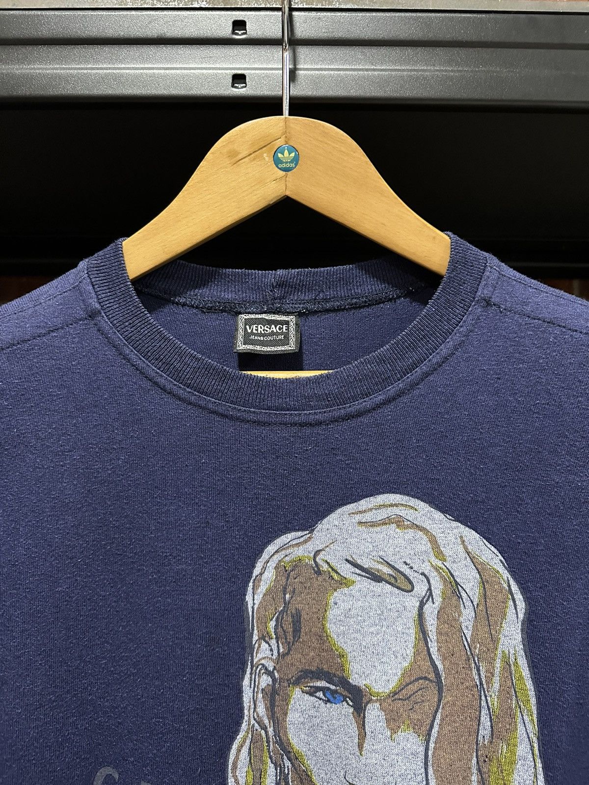 Versace Vintage Versace Long Sleeve Faded Tee Size US M / EU 48-50 / 2 - 6 Thumbnail