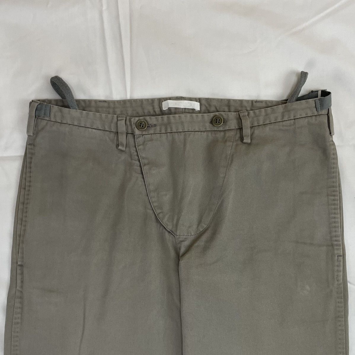 Helmut Lang 2004 Helmut Lang Double Fly Hand Stitch Tailor Pants Vintage Size US 32 / EU 48 - 3 Thumbnail