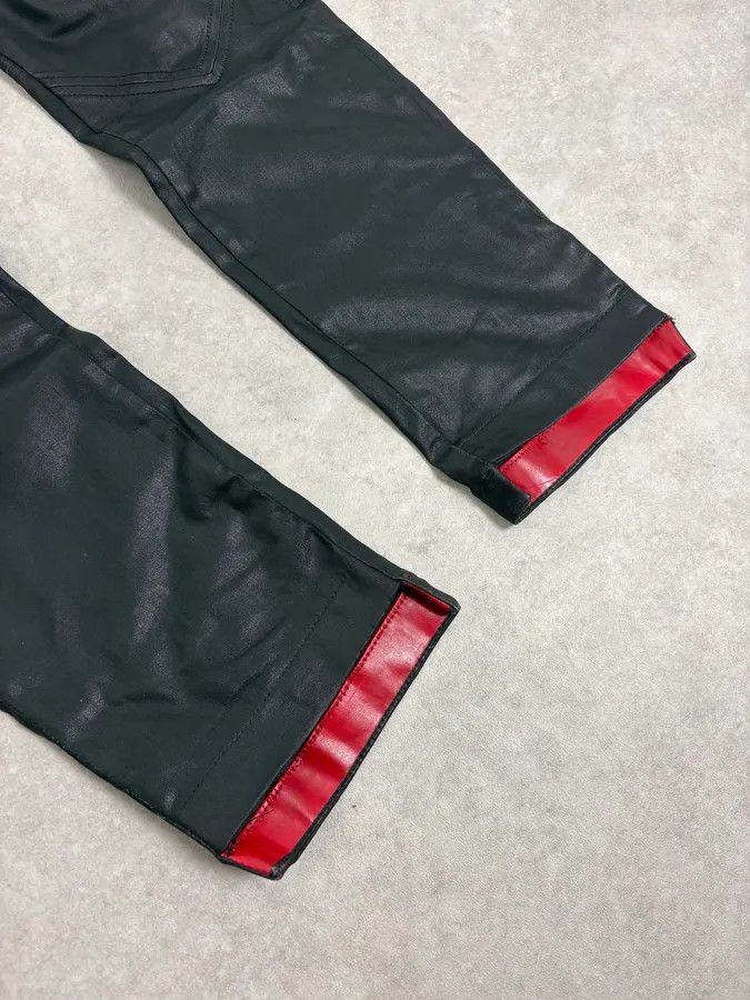 Marithe + Francois Girbaud FW2013 Marithé + François Girbaud Black Waxed Denim Jeans Size US 30 / EU 46 - 9 Thumbnail