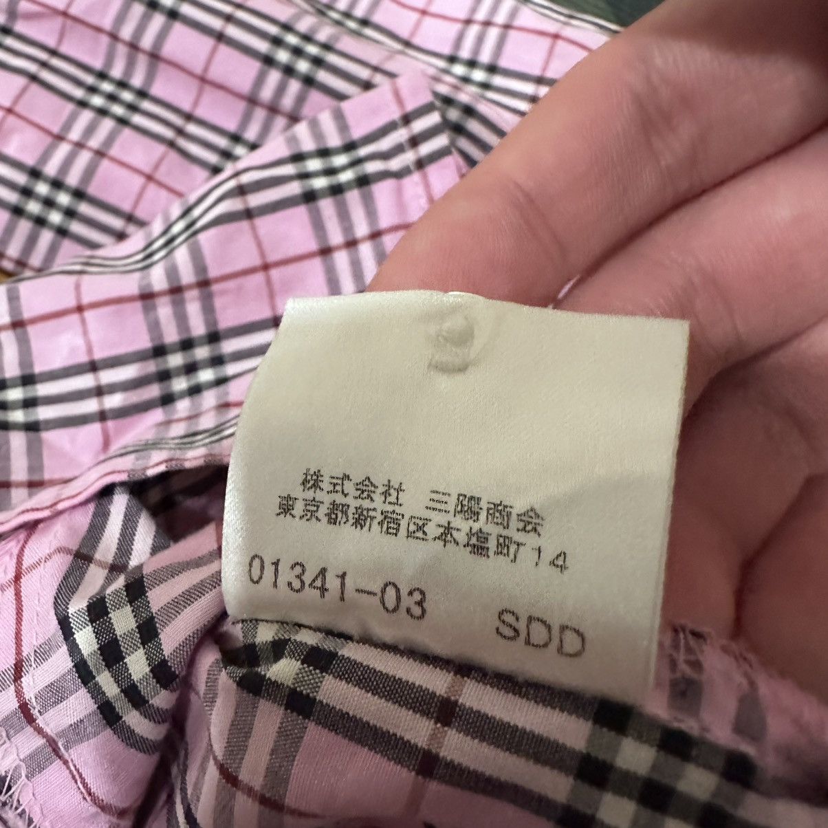 Burberry Burberry London Blue Label Pink Buttonup Plaid Pattern Size XS / US 0-2 / IT 36-38 - 7 Thumbnail
