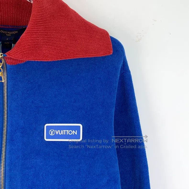 Louis Vuitton Louis Vuitton Navy logo cotton lapel zip-up long-sleeve ja Size US S / EU 44-46 / 1 - 3 Thumbnail