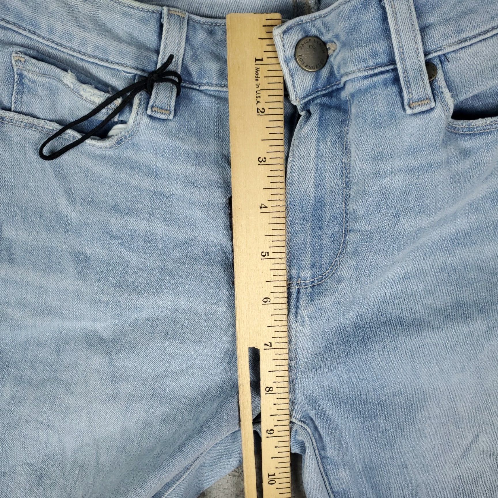 Paige Paige Jeans Womens 27x28 Blue Verdugo Ankle Skinny Leg Stretch Pants Size 27" / US 4 / IT 40 - 4 Thumbnail