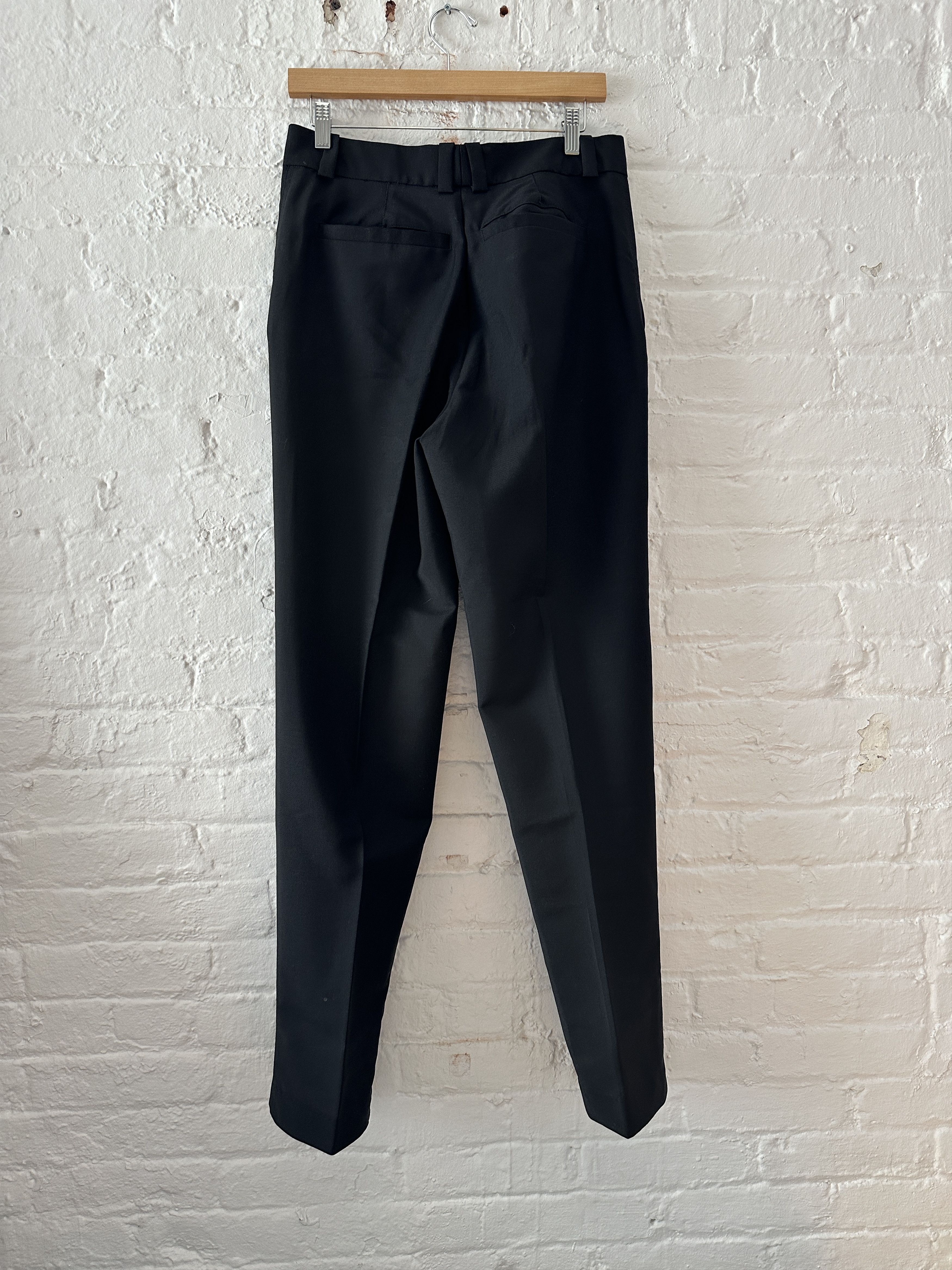 Acne Studios Wool/Mohair Pleated Trousers in Black, Men's (Size 30) — image 4 of 6