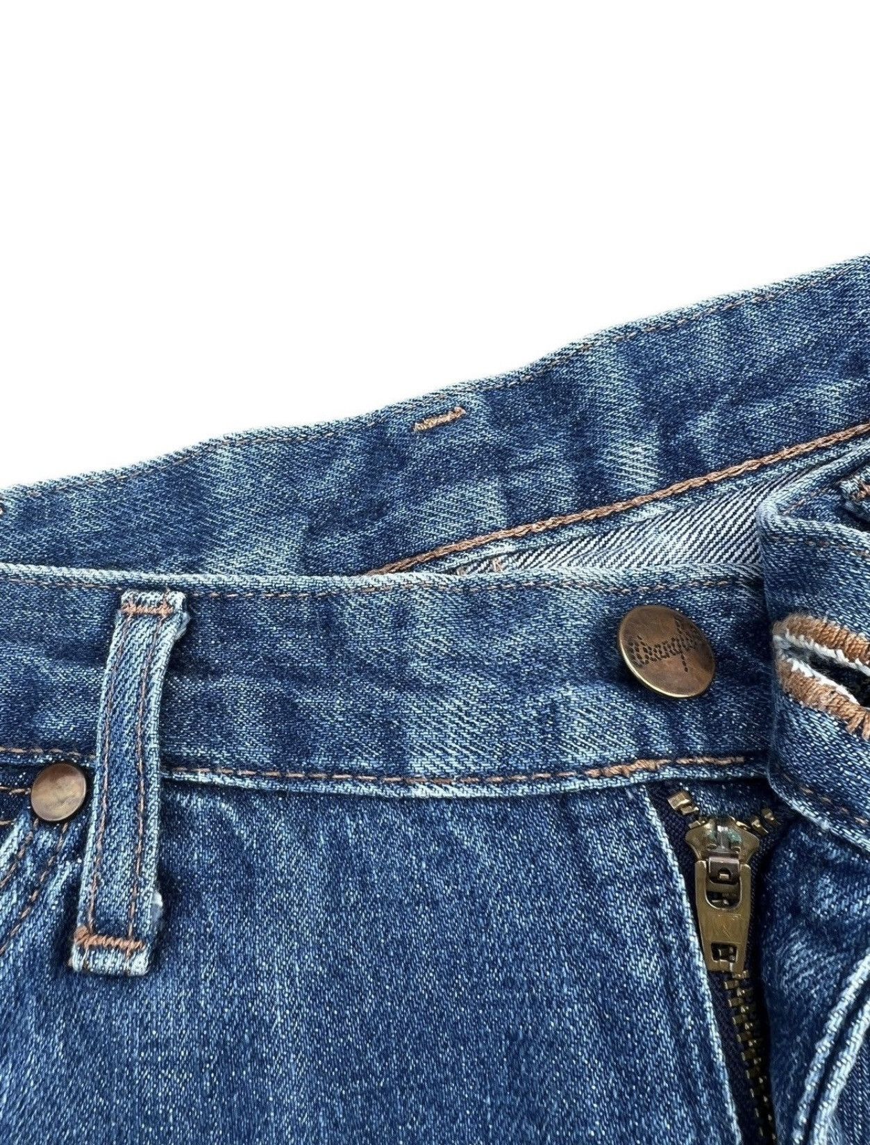 Vintage Vintage Wrangler Blue Bell Blue Denim Selvedge Jeans Size US 31 - 7 Thumbnail
