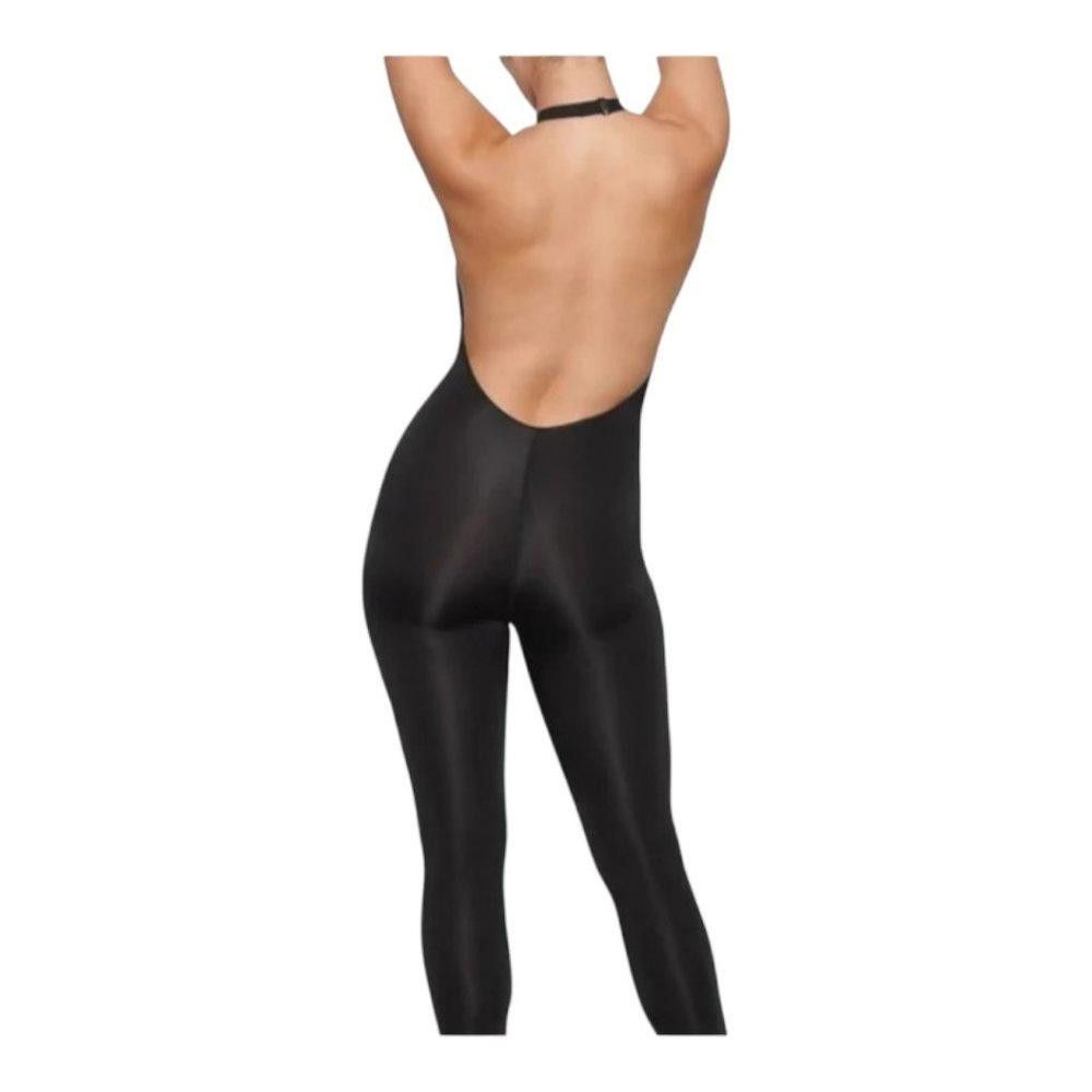 Designer NT298 SKIMS Skims Jelly Sheer Full Bodysuit ONYX Halter 4X Size 30" / US 8 / IT 44 - 3 Thumbnail