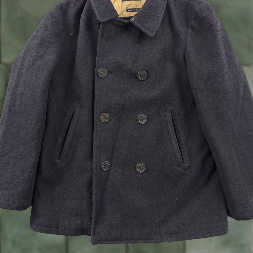 J.Crew J.Crew Bayswater Peacoat Mens Large Wool Tweed Twill Coat Size US L / EU 52-54 / 3 - 1 Thumbnail