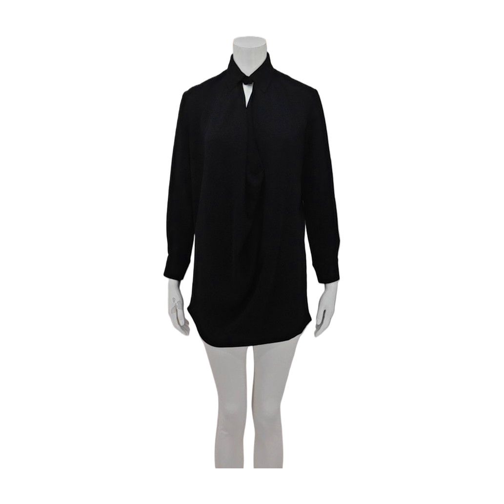 Balenciaga Balenciaga Black Polyester Blouse Size 36 Size XS / US 0-2 / IT 36-38 - 1 Thumbnail