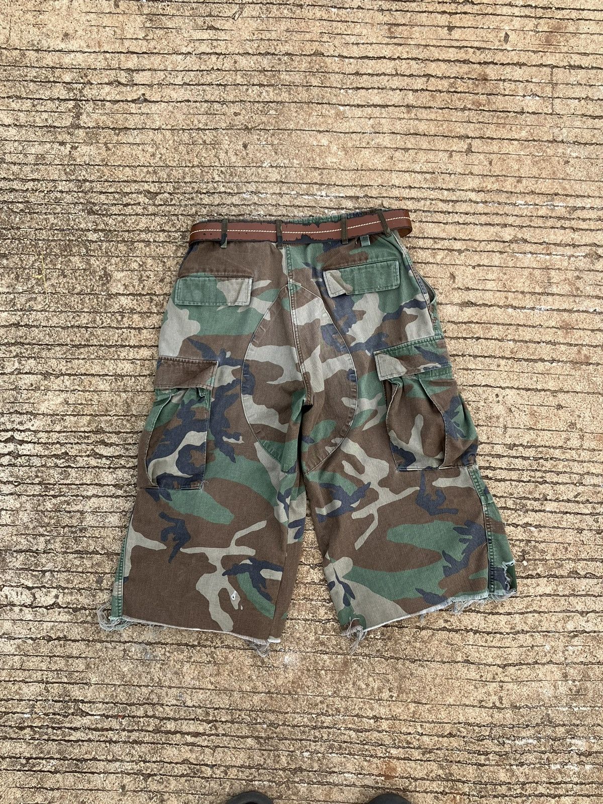 Vintage × Woodlands Custom Short Vintage military cargo pants. (WOODLAND 1992's) Size US 34 / EU 50 - 3 Thumbnail