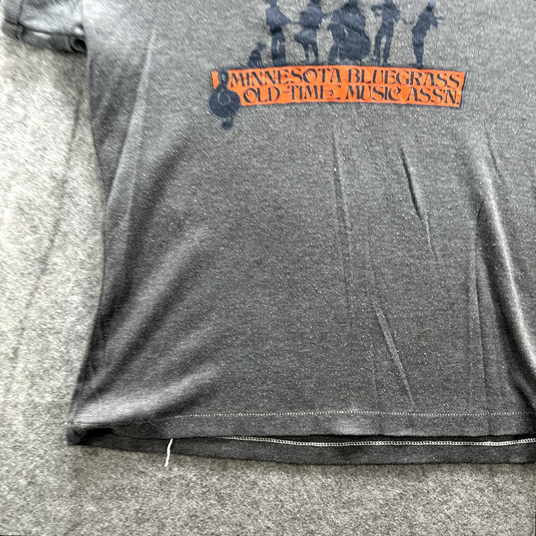 Vintage VINTAGE Minnesota Bluegrass Old Time Music Assn Shirt Womens Small Gray Scoop Size S / US 4 / IT 40 - 5 Thumbnail