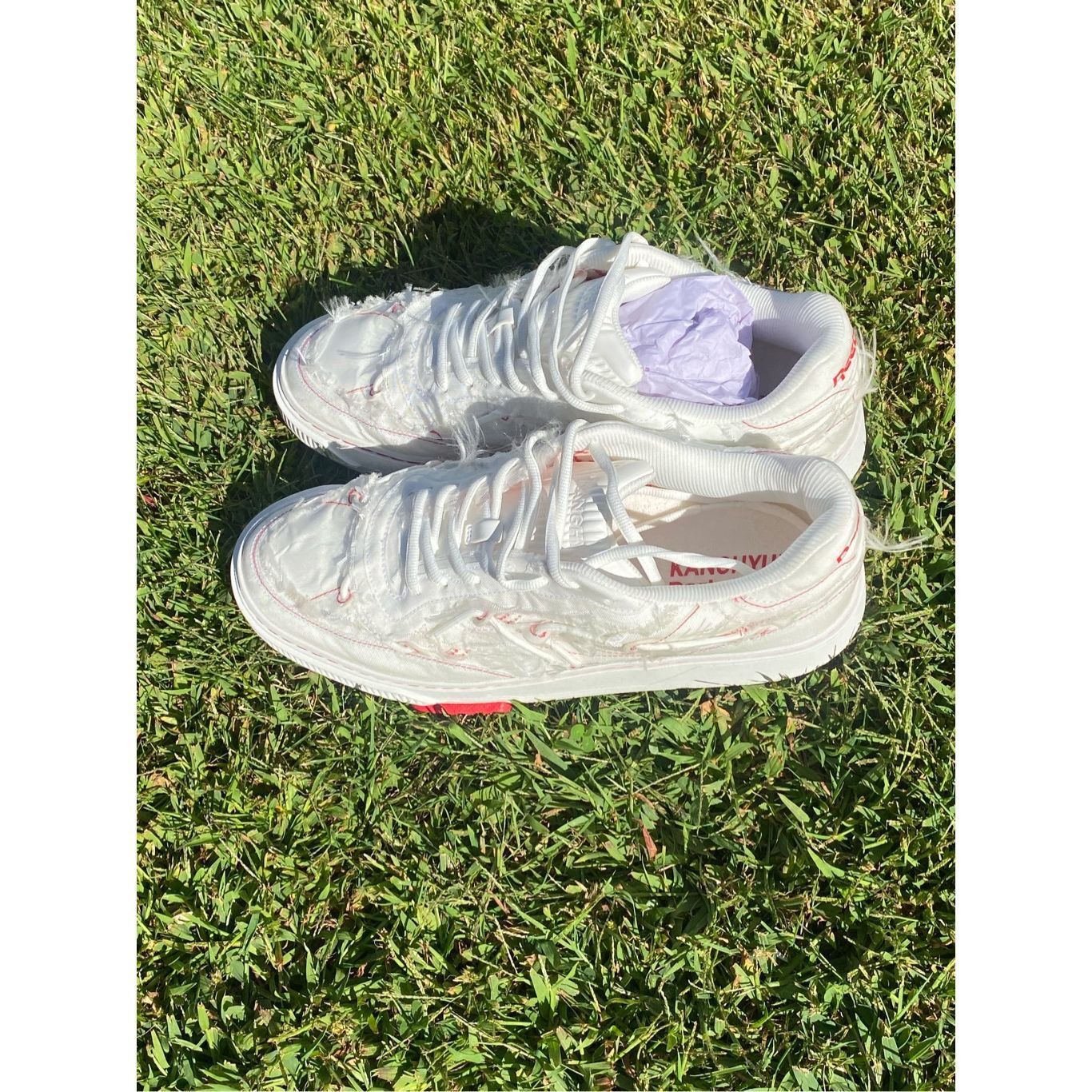 KANGHYUK Reebok x Kanghyuk Club C in White & Red Size 11 NIB MSRP: $9 Size US 11 / EU 44 - 3 Thumbnail