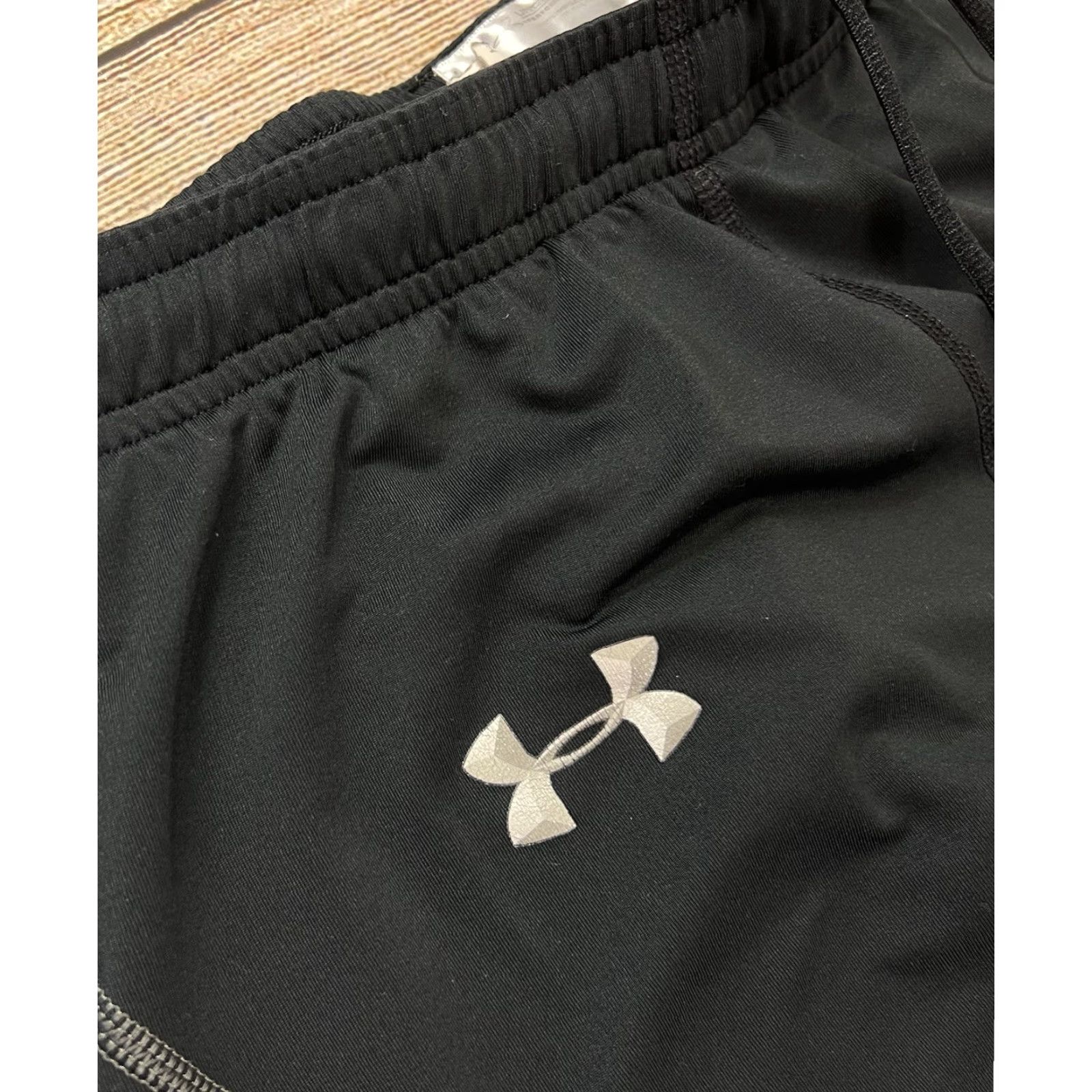 Under Armour VINTAGE Under Armour Men Sweatpants Black L Large Drawstring Slim Fit Activewear Pants Size US 33 - 4 Thumbnail