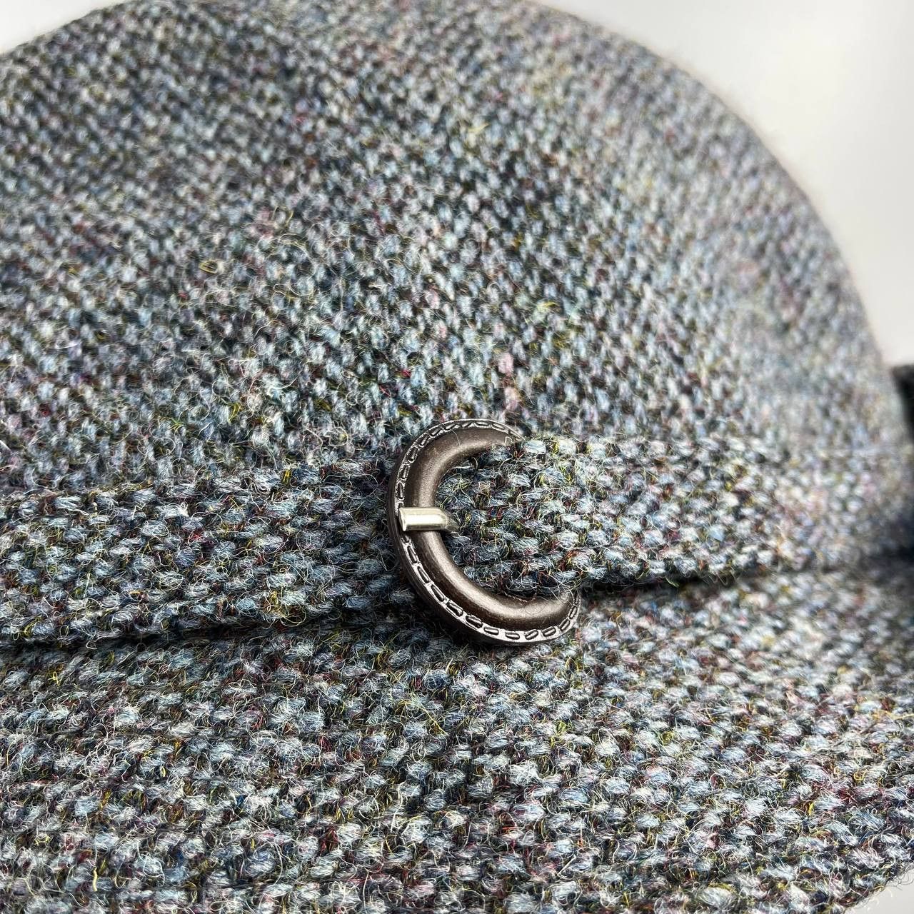 Harris Tweed Harris Tweed Grey Wool Vintage Hat Bowler Roll Brim Size ONE SIZE - 4 Thumbnail