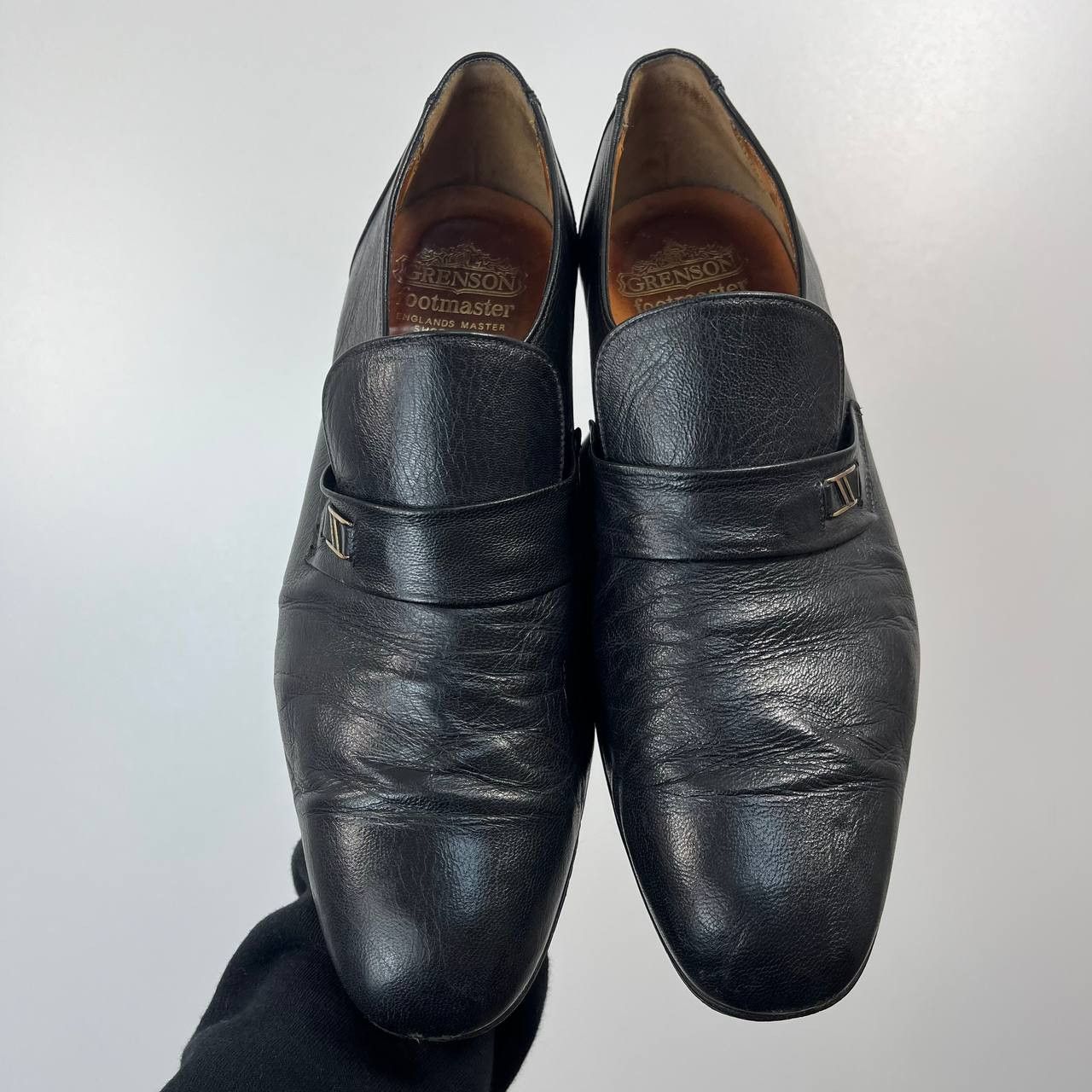 Other Grenson Footmaster Leather Loafers Black Mens Size 7.5Uk Size US 7.5 / EU 40-41 - 6 Thumbnail