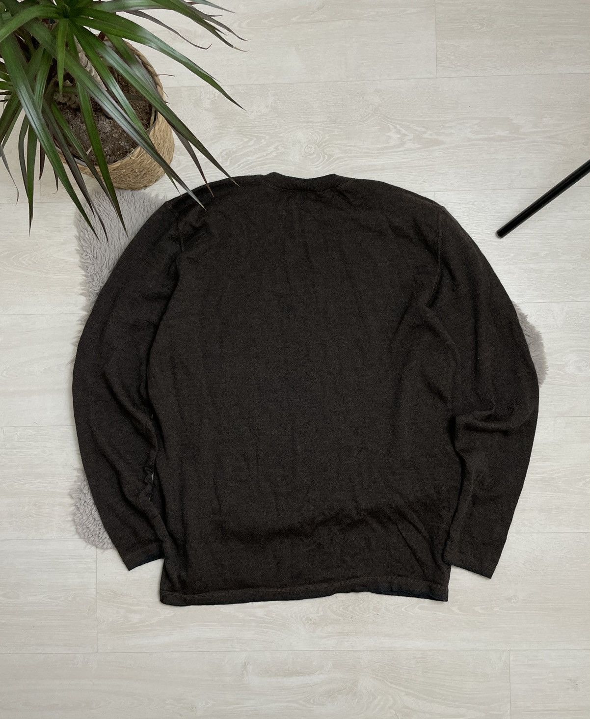 Lacoste × Vintage Lacoste Vintage 00’s Sweater Knit Center Logo Luxury Brand Size US XL / EU 56 / 4 - 4 Thumbnail
