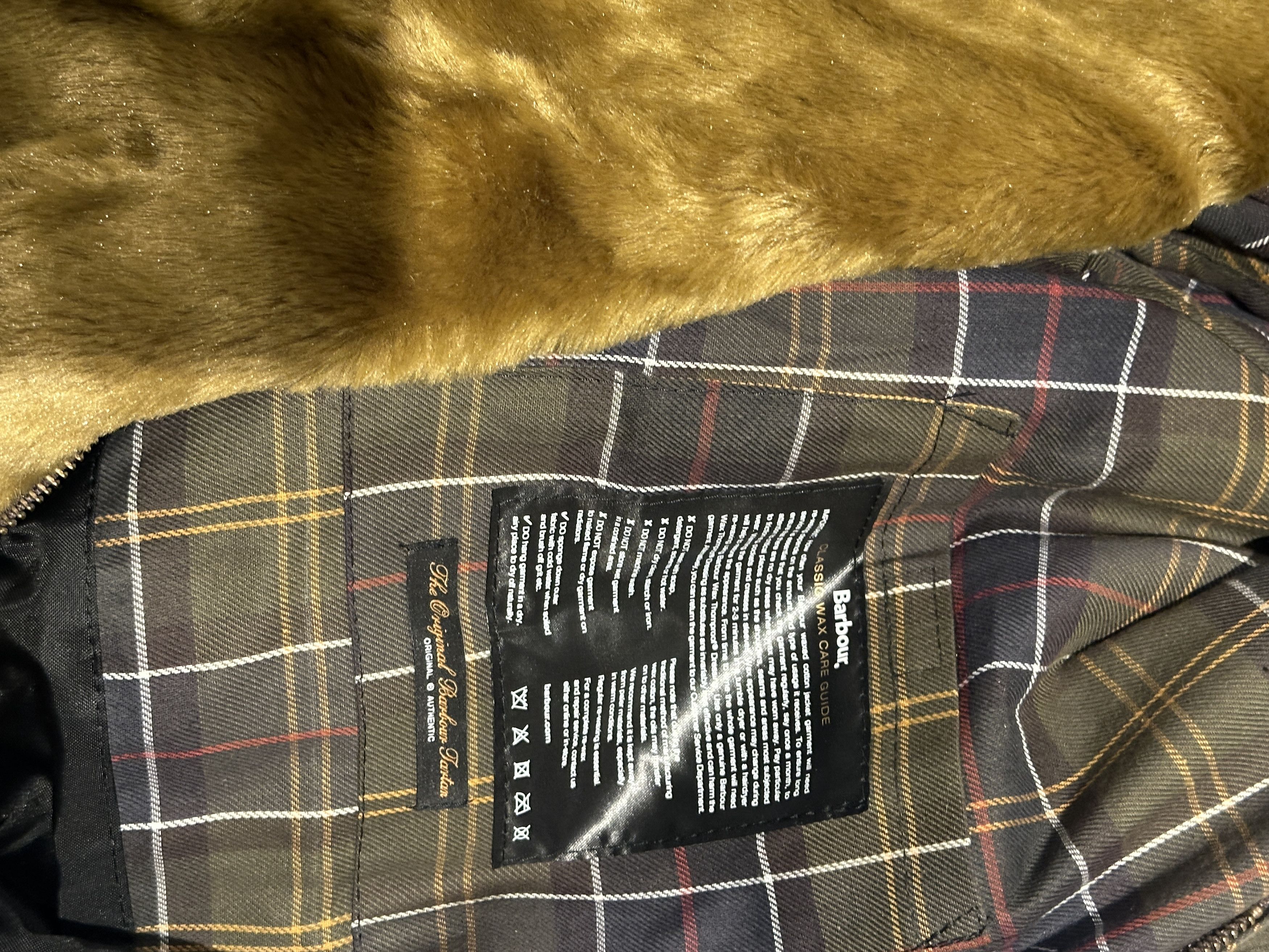 Barbour Noah x Barbour Camo Bedale Field Jacket w/ Fur Liner Vest 