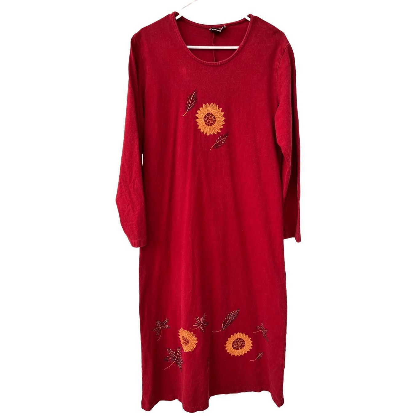 Other VINTAGE Peaces Maxi cotton dress size Small made in USA Size S / US 4 / IT 40 - 1 Thumbnail