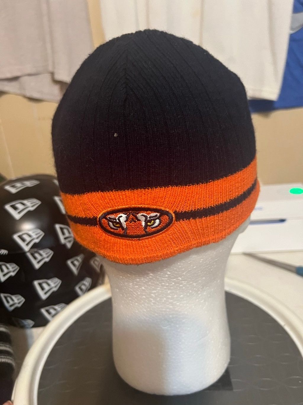 The Unbranded Brand Men's Auburn University Tigers Beanie One Size Orange Black Size ONE SIZE - 7 Thumbnail