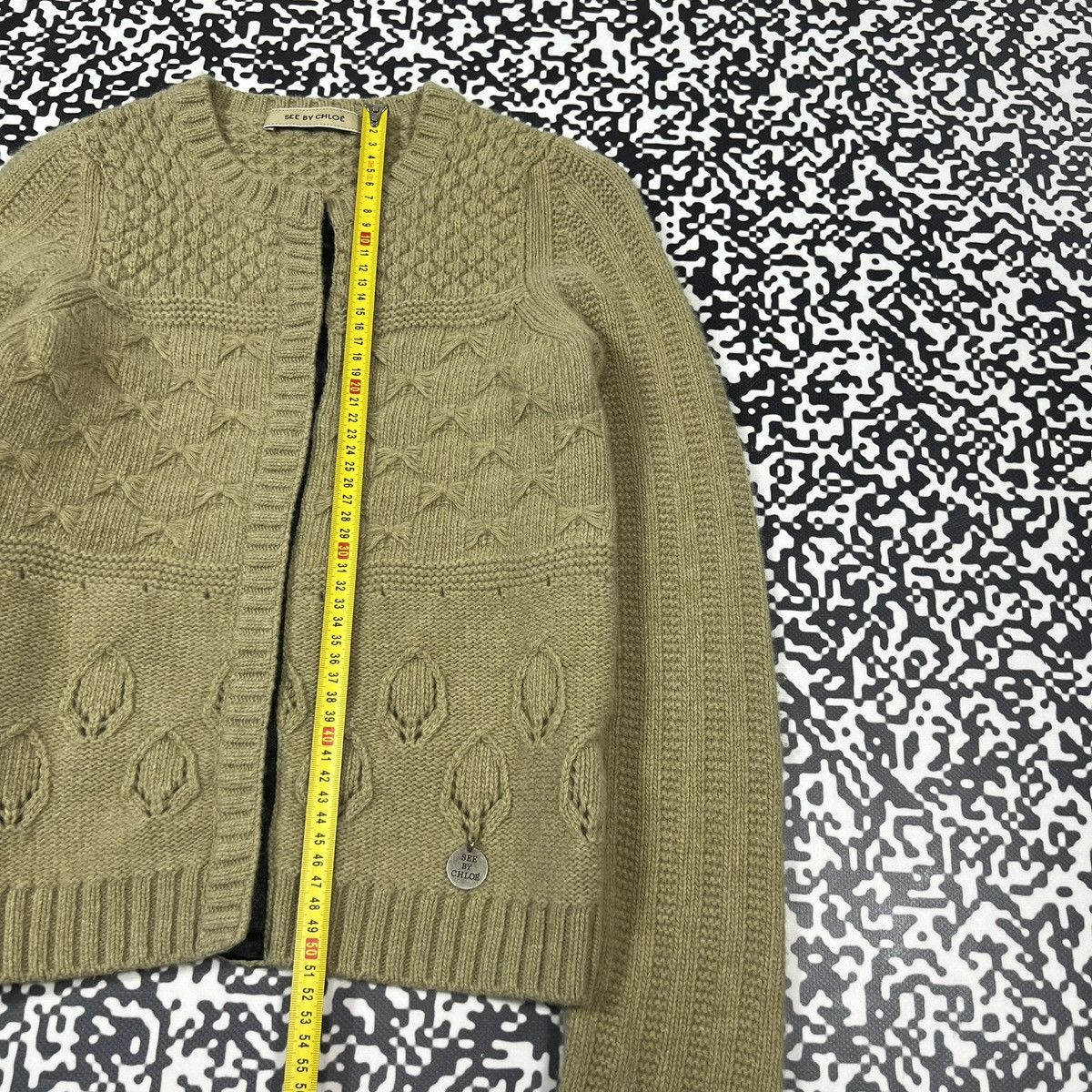 See by Chloe See By Chloe Knitted Wool Cardigan Sweater Y2K Luxury Style Size XS / US 0-2 / IT 36-38 - 14 Thumbnail