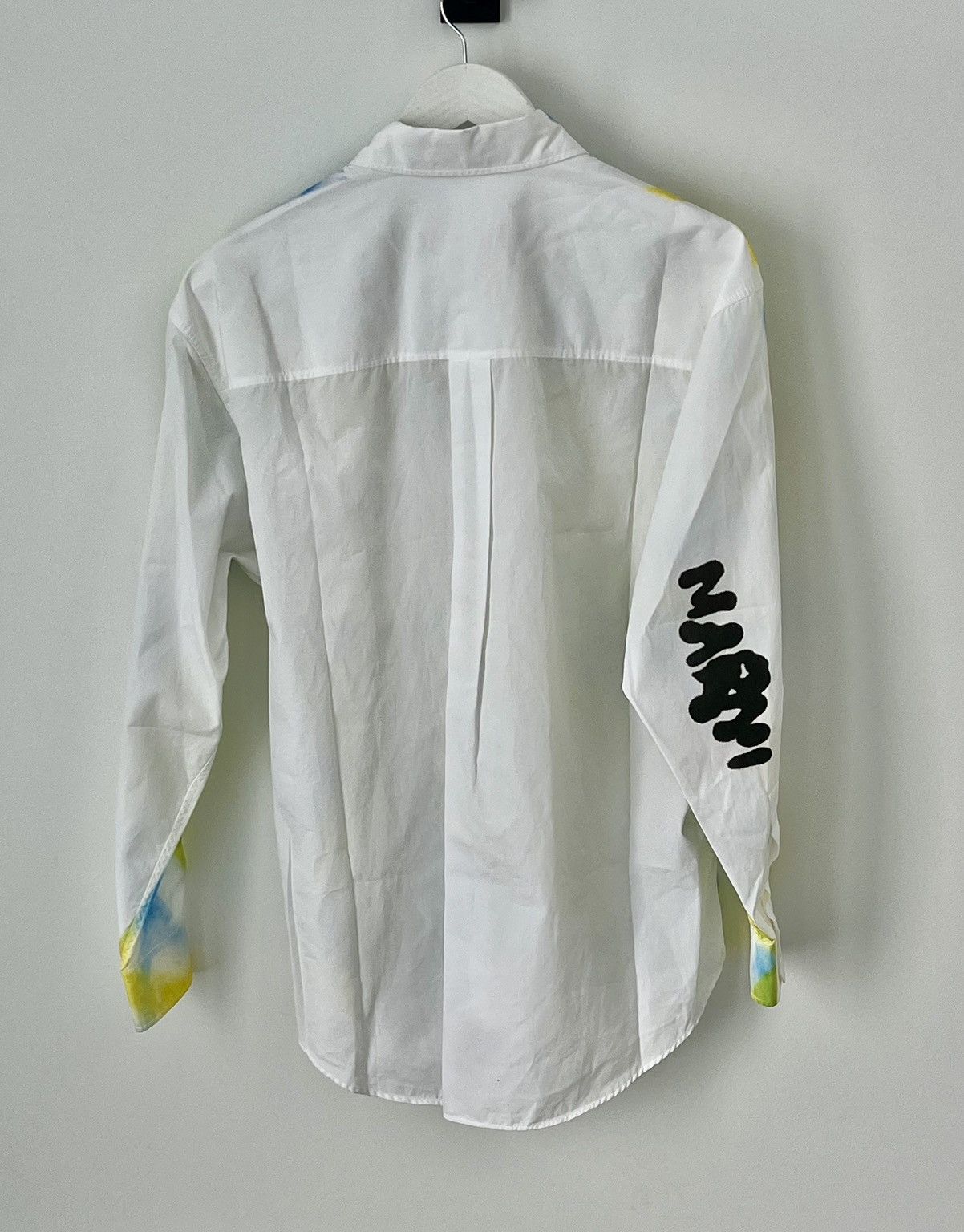 Marni New MARNI Scribble Spray Paint Multicolour Oxford Shirt 50 Size US M / EU 48-50 / 2 - 11 Thumbnail