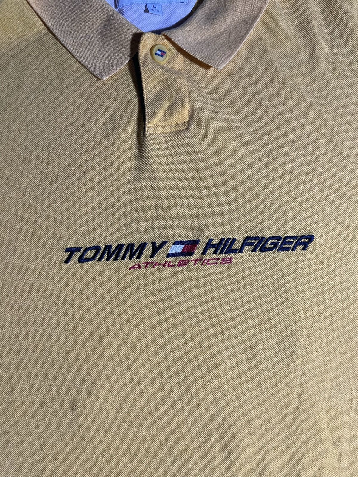 Designer × Tommy Hilfiger Tommy Hilfiger Athletic Polo Size US L / EU 52-54 / 3 - 2 Thumbnail