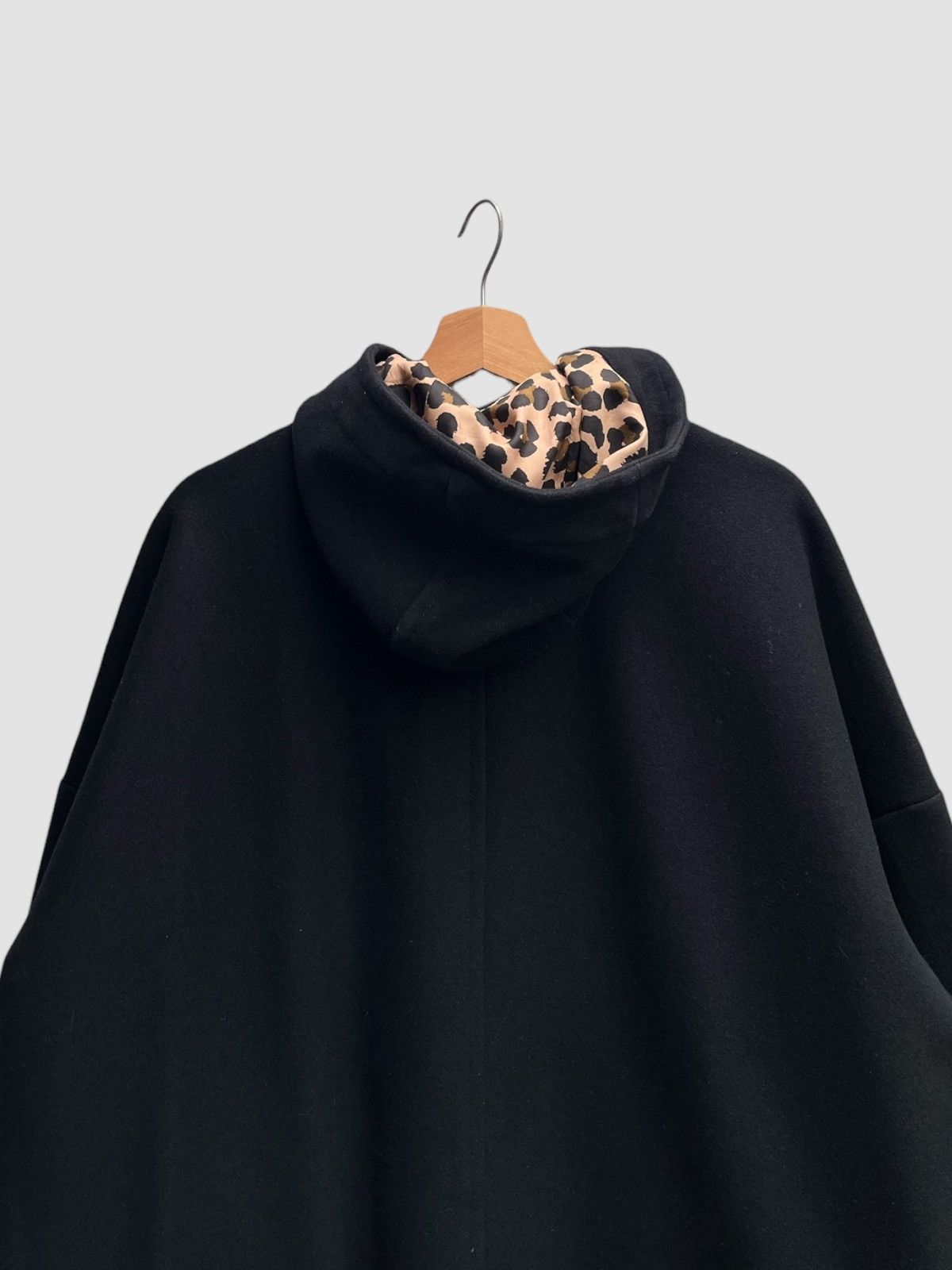 Mackintosh Mackintosh Humbie Black Wool Hooded Overcoat Size XS / US 0-2 / IT 36-38 - 12 Thumbnail