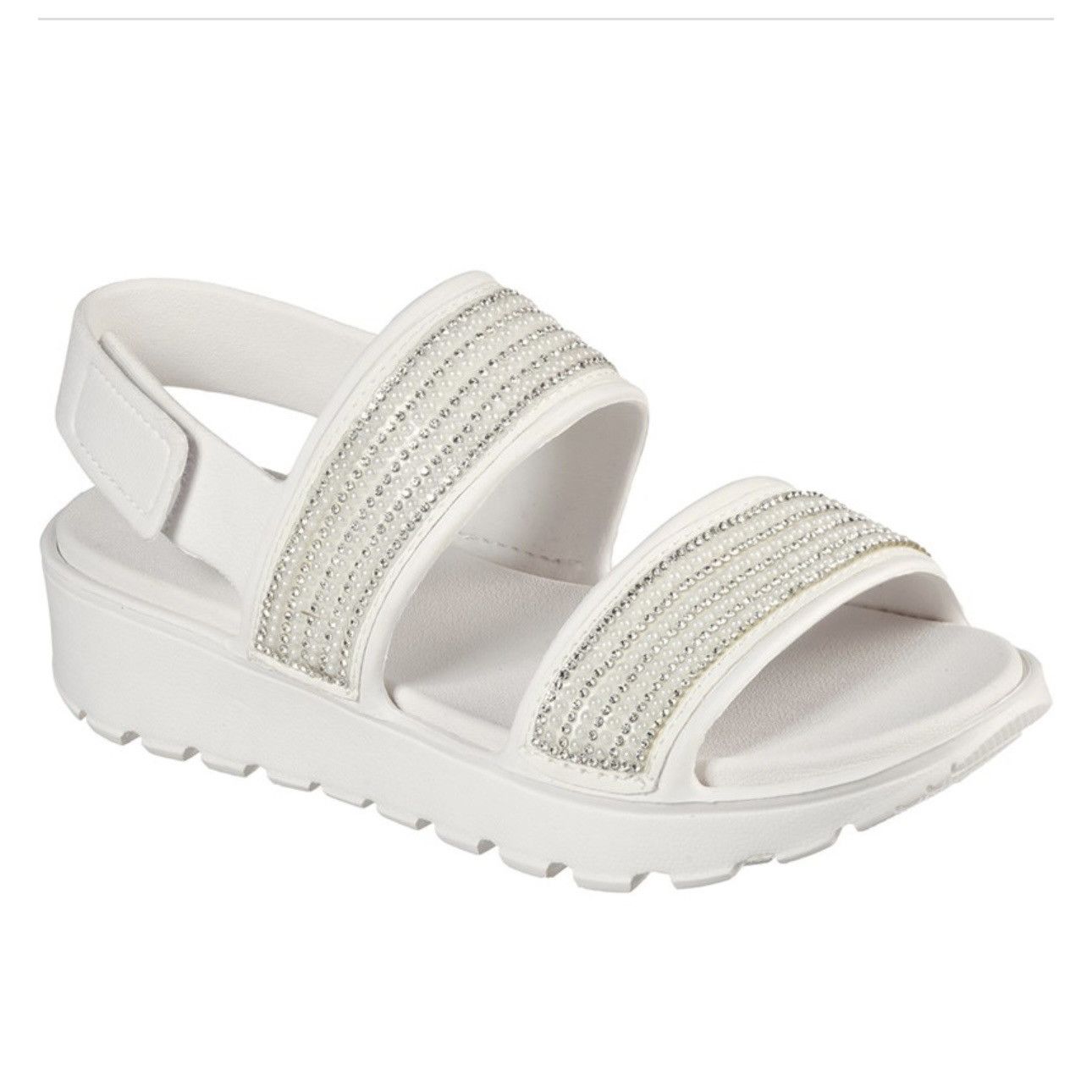 SKECHERS Skechers Foamies Footsteps How Extra Comfort Platform Sandal Size US 7 / IT 37 - 3 Thumbnail