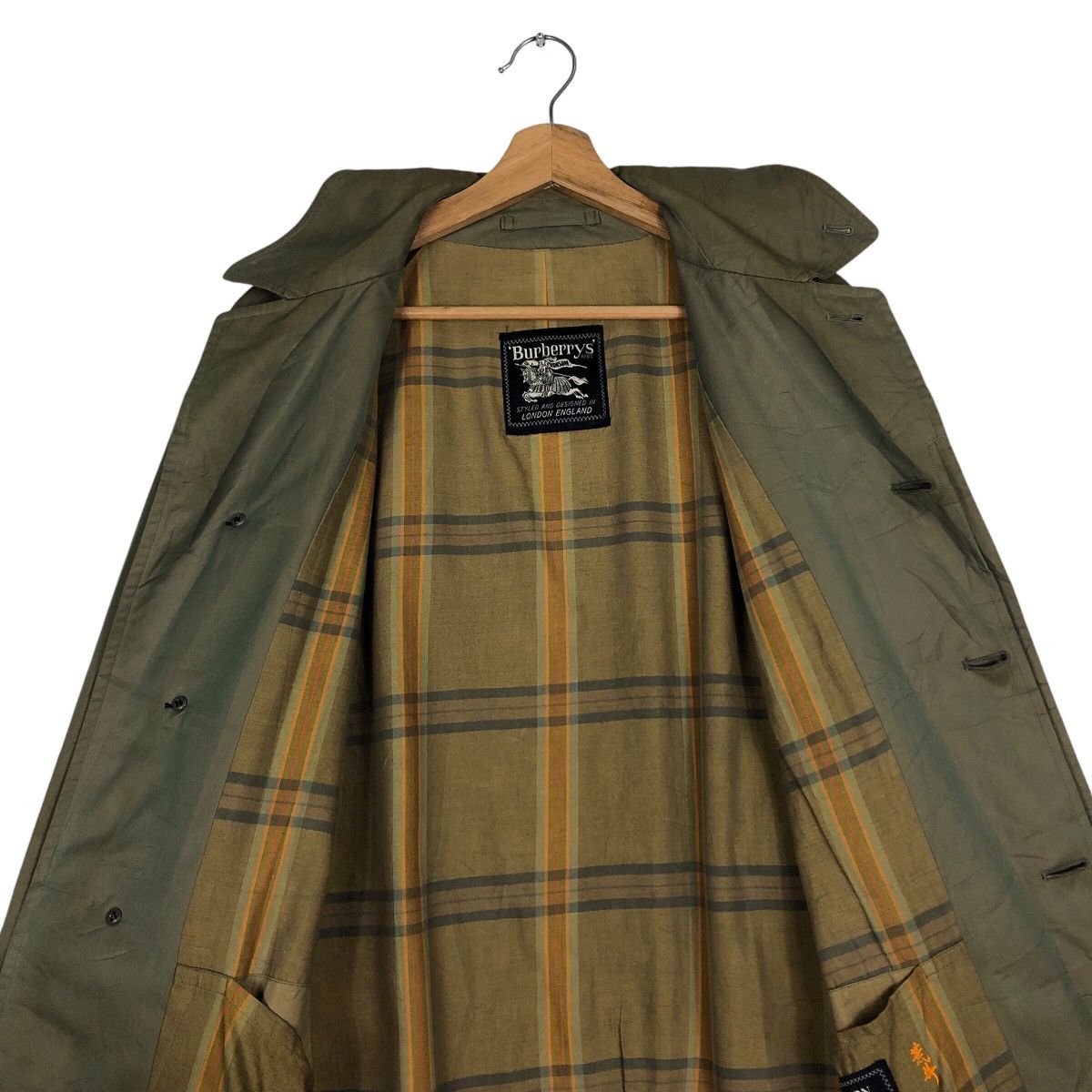 Burberry 📌Vintage Burberrys Long Trench Coats Nova Check Size US M / EU 48-50 / 2 - 15 Thumbnail