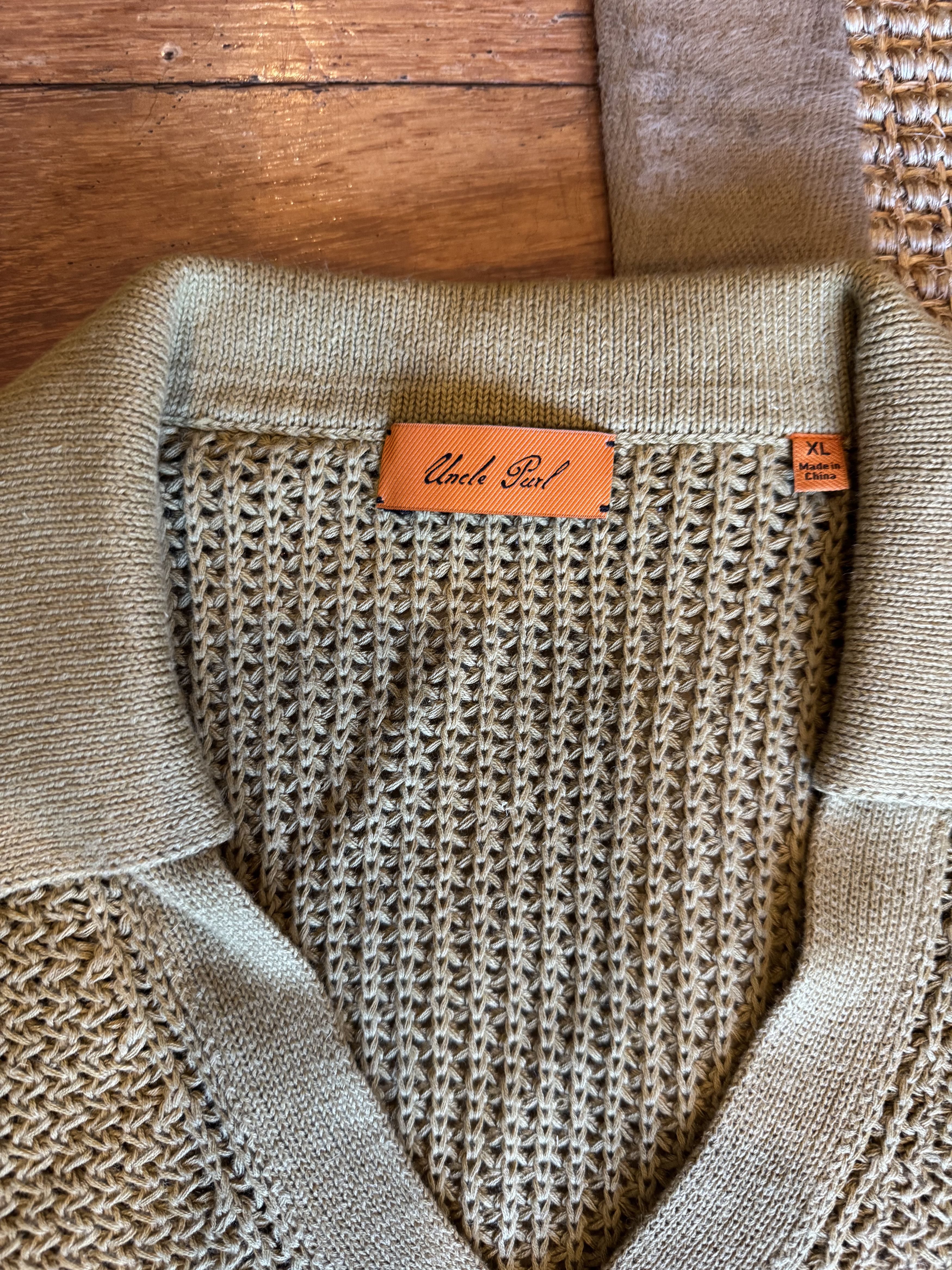 Other Long Sleeve Linen Polo Size US XL / EU 56 / 4 - 2 Thumbnail