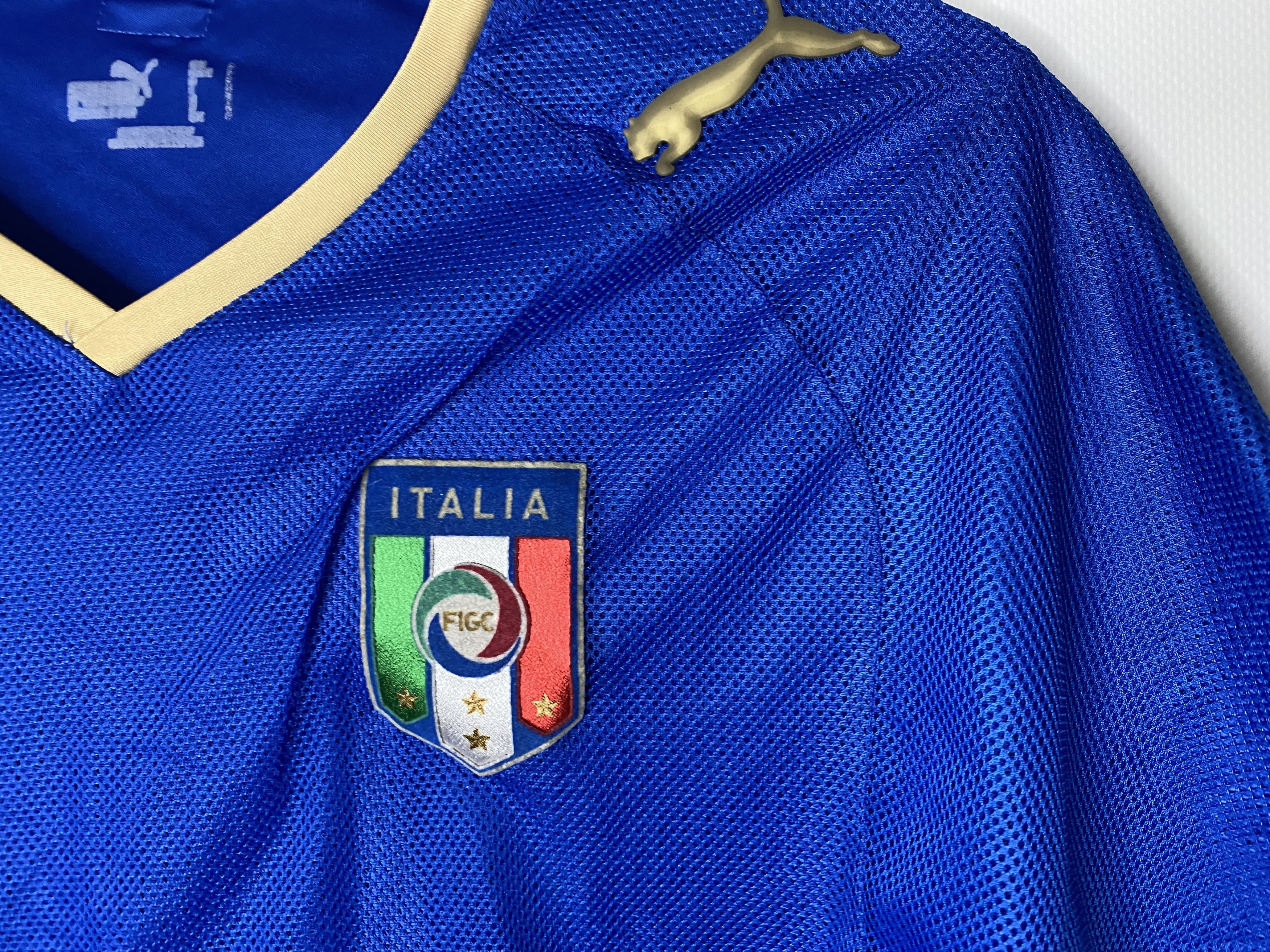 Adidas ITALY TEAM 2008 2009 HOME FOOTBALL SHIRT SOCCER JERSEY PUMA Size US M / EU 48-50 / 2 - 4 Thumbnail