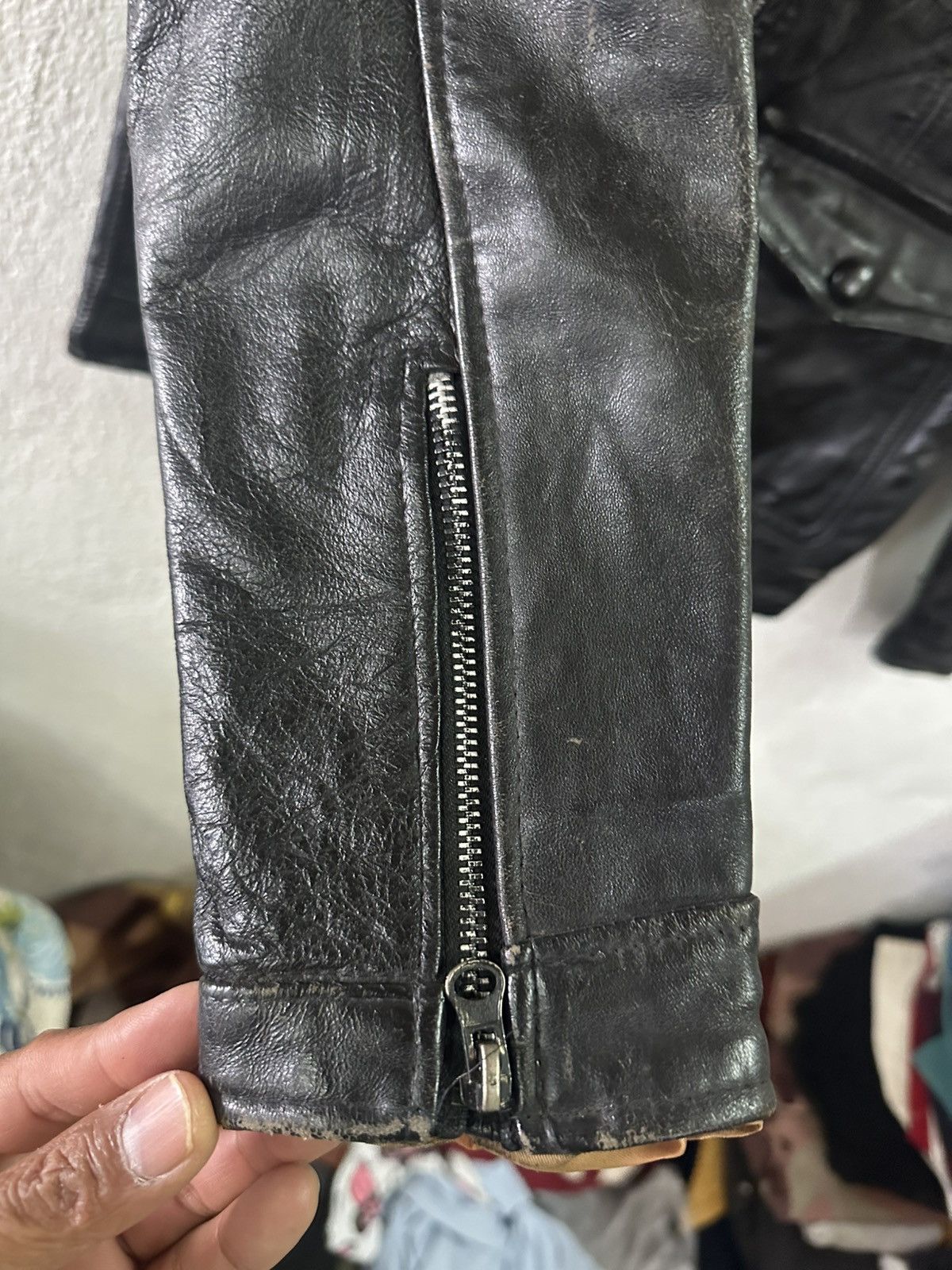 Harley Davidson × Vintage Vintage Harley Davidson Leather Jacket Size US S / EU 44-46 / 1 - 7 Thumbnail