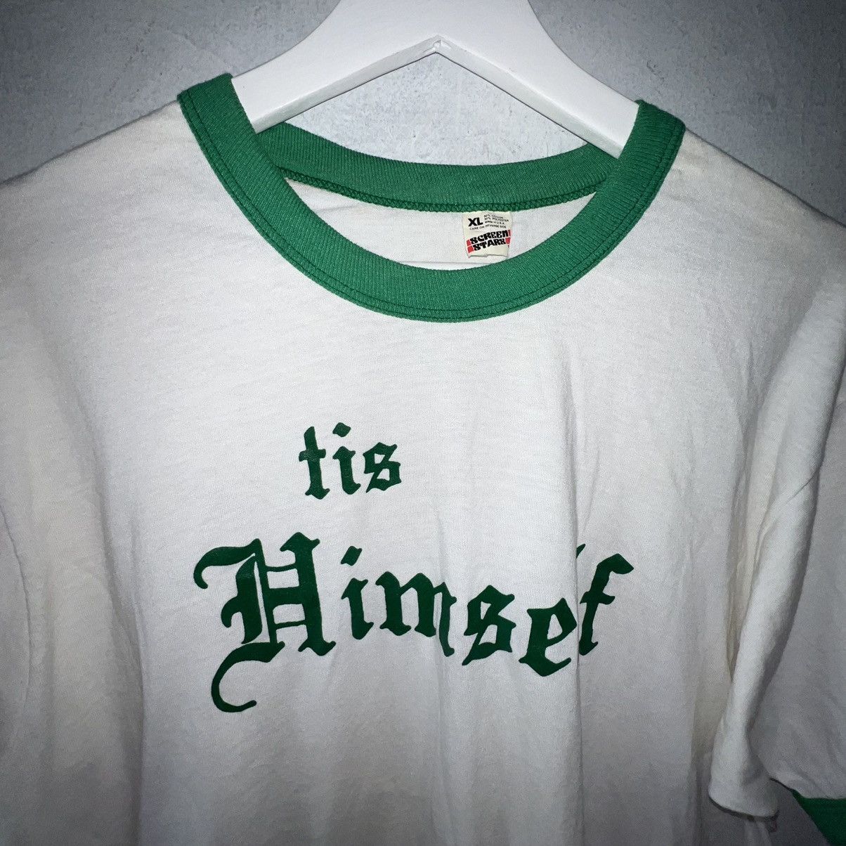 Vintage 80s Ringer T-Shirt VTG Vintage Size US XL / EU 56 / 4 - 2 Thumbnail