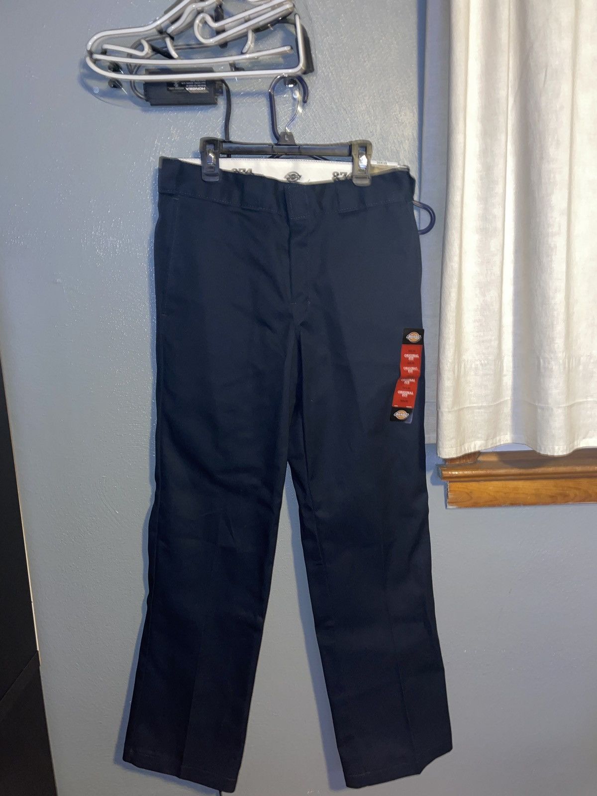 Dickies Navy Blue Dickie 874 Work Pants Size US 30 / EU 46 - 1 Thumbnail
