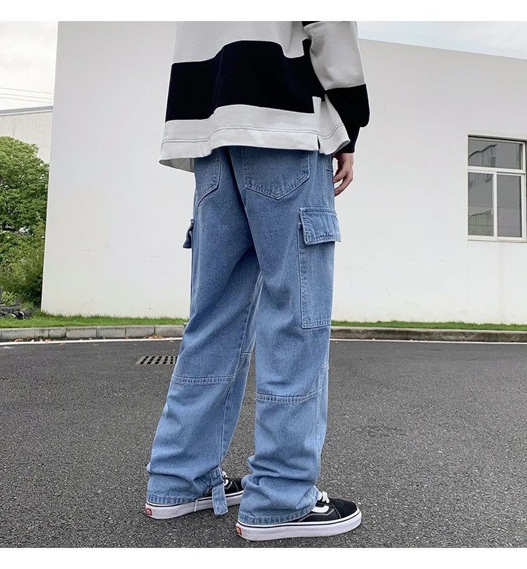 Jean Skateboard Baggy Carpenter Denim Jeans Cargo y2k Size US 32 / EU 48 - 7 Thumbnail