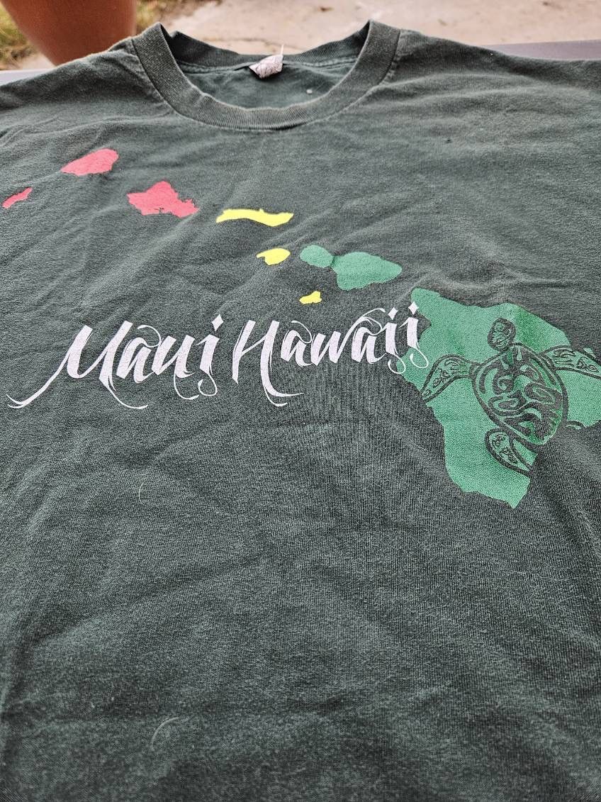 Alstyle Maui Hawaii Alstyle Apperal tee 90s Vintage Size US L / EU 52-54 / 3 - 3 Thumbnail