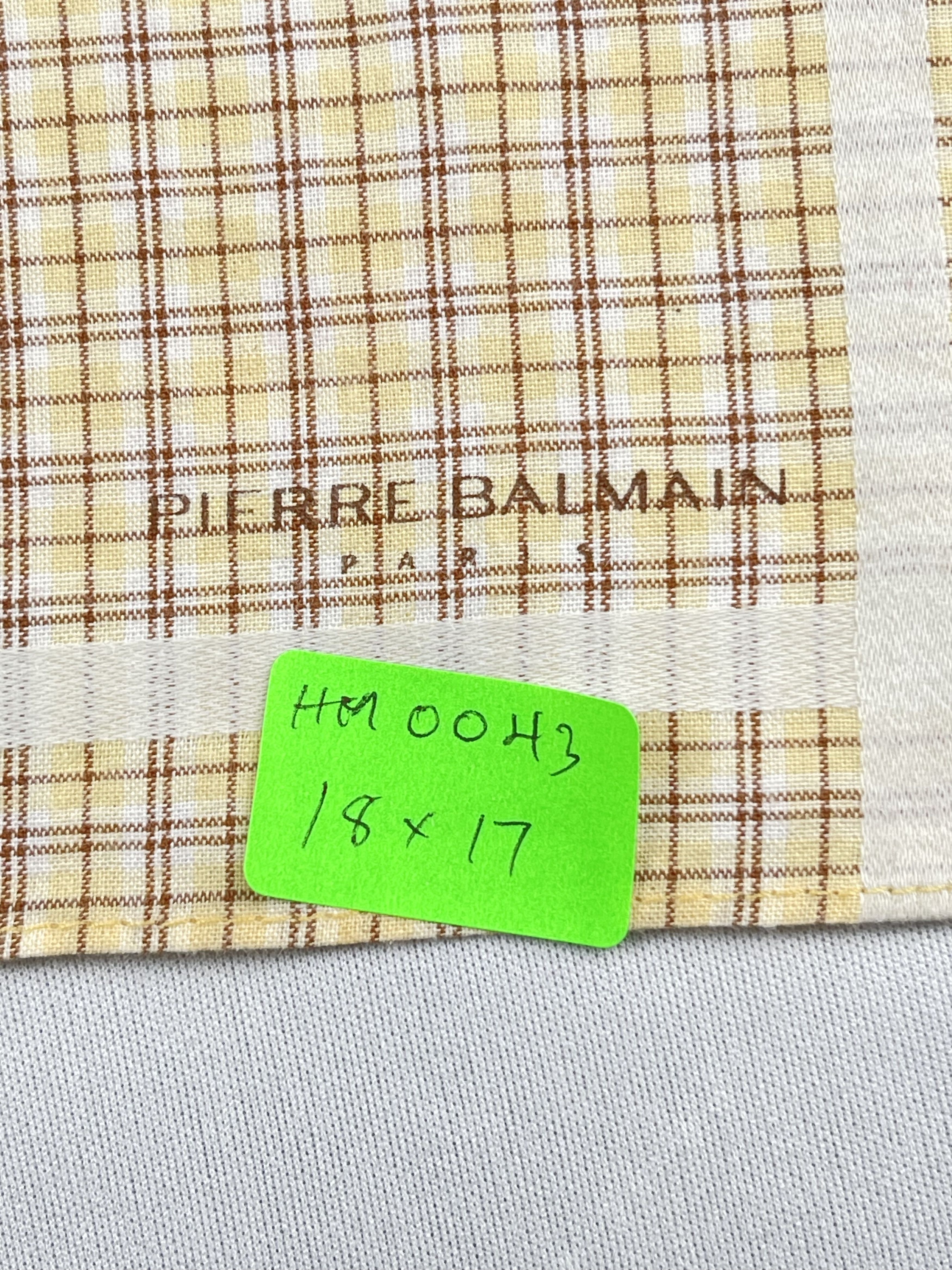 Pierre Balmain Vtg Pierre Balmain Handkerchief Pocket Square Bandana HM0043 Size ONE SIZE - 7 Thumbnail