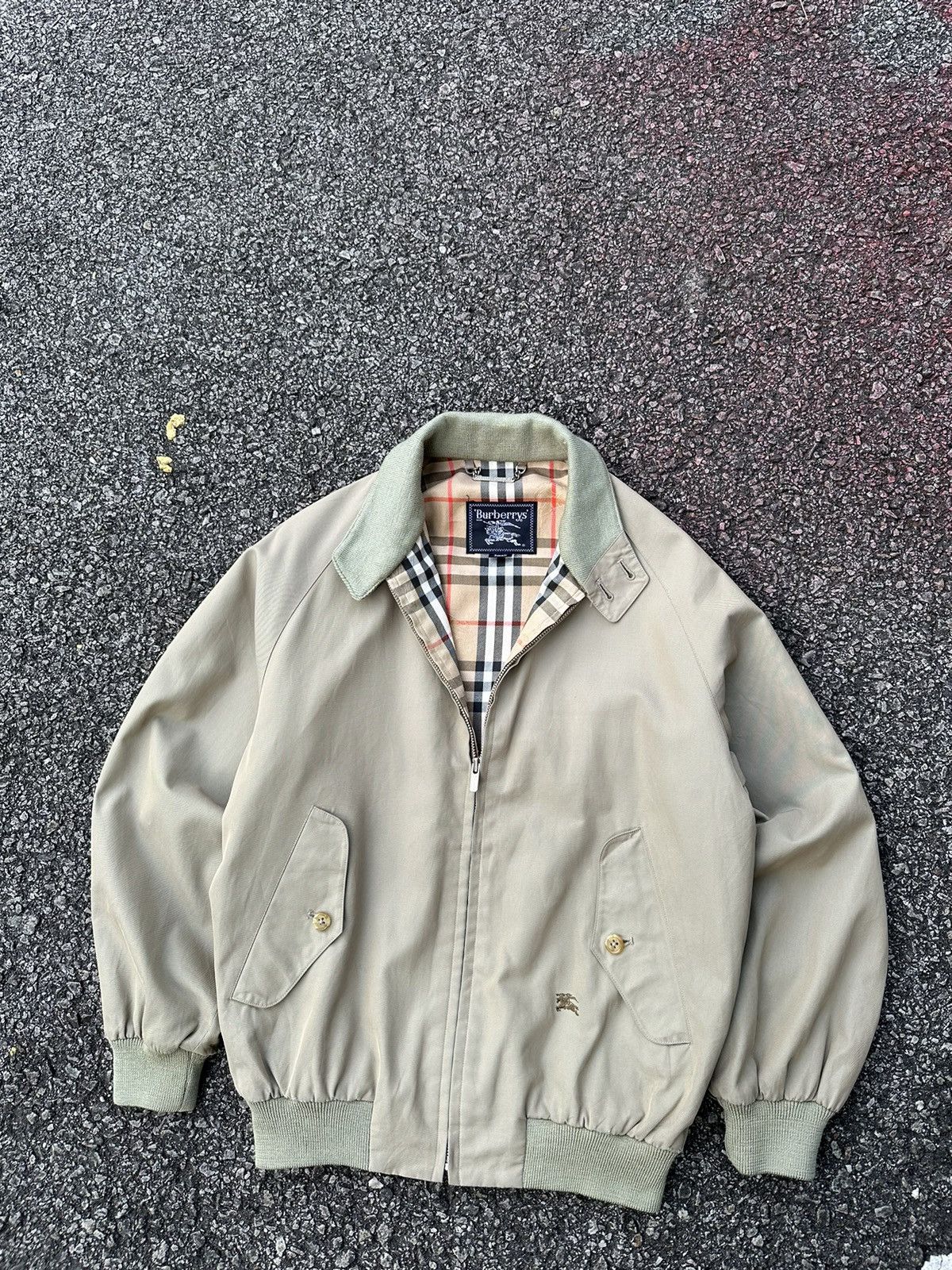 Burberry 👹Vintage Burberrys Prorsum Novacheck Lined Bomber Jacket Size US S / EU 44-46 / 1 - 1 Thumbnail
