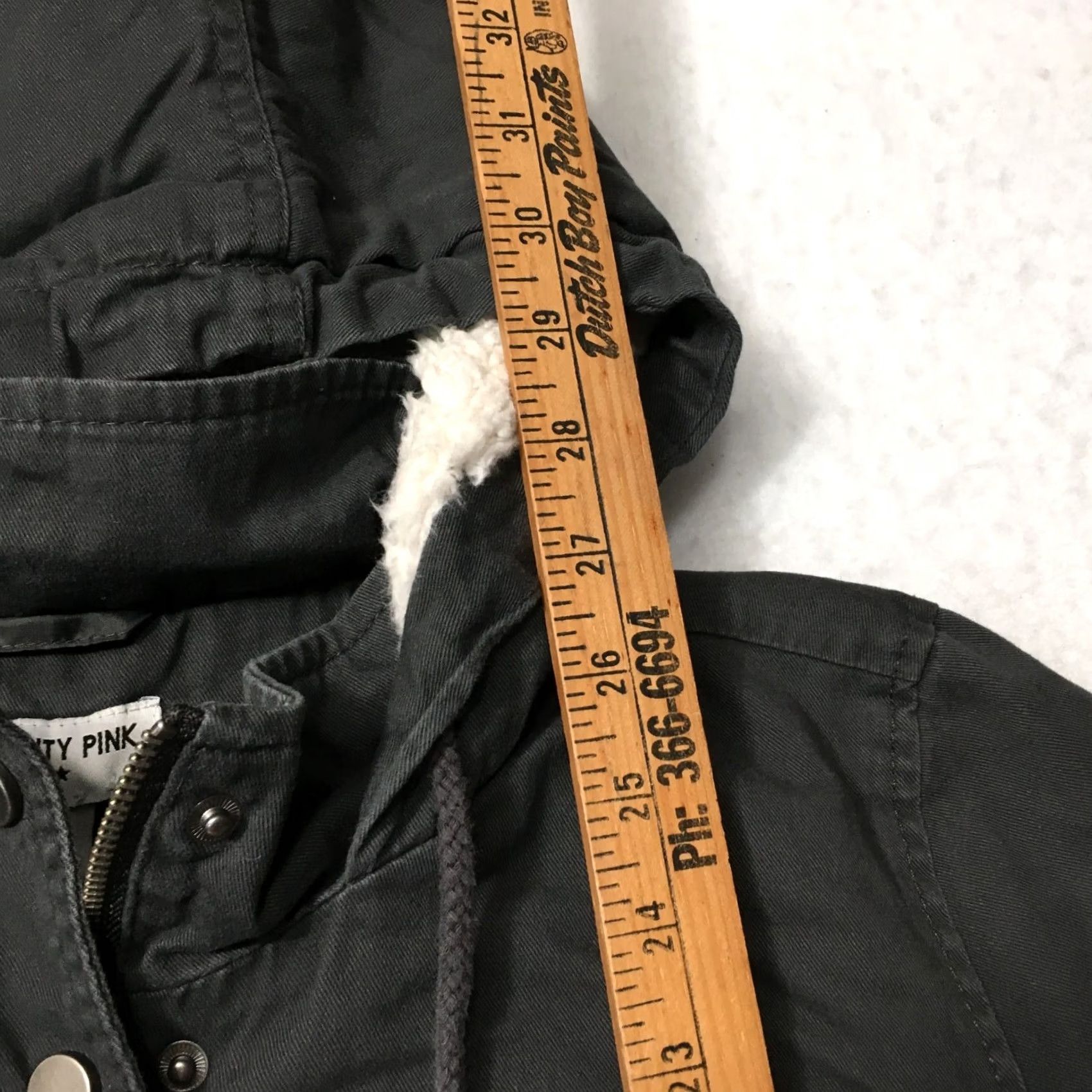 Vintage Celebrity Pink Coat jacket Hooded Womens Size M Gray Zippers Puffer Jacket Winter Fall Casual Medium Women Size M / US 6-8 / IT 42-44 - 7 Thumbnail