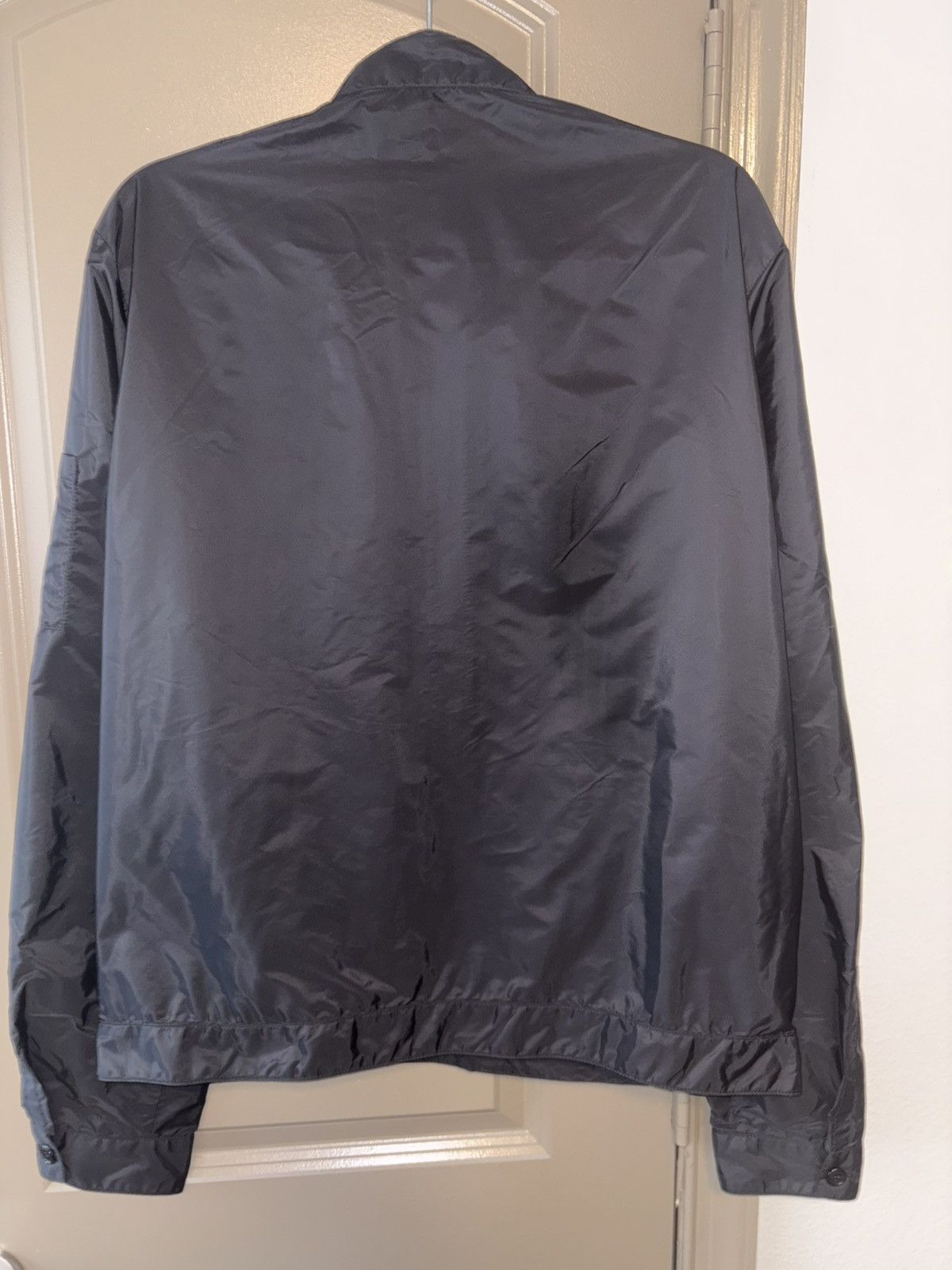 Prada Prada 2017 Black Light Nylon Rubber Patch Jacket Striped Size US L / EU 52-54 / 3 - 2 Thumbnail