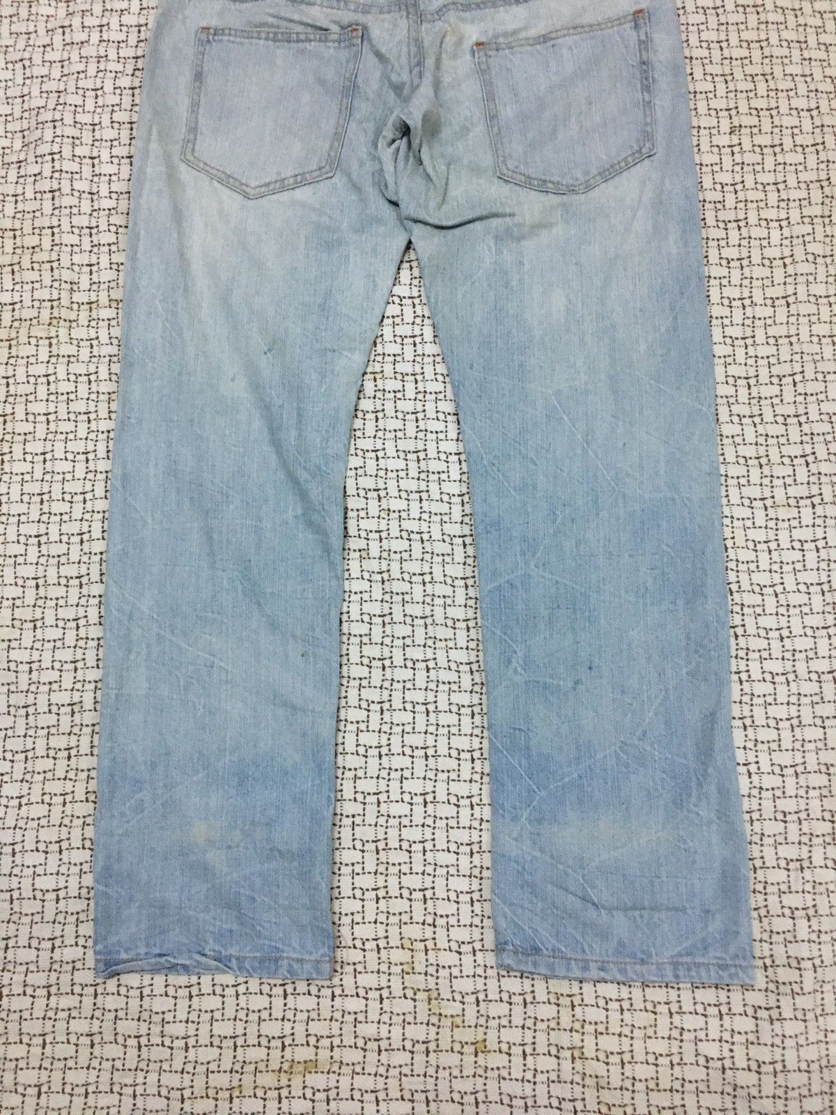 If Six Was Nine × Japanese Brand × Le Grande Bleu (L.G.B.) Clif de Sol Double Waist Nice Jeans (Y01) Size US 32 / EU 48 - 6 Thumbnail
