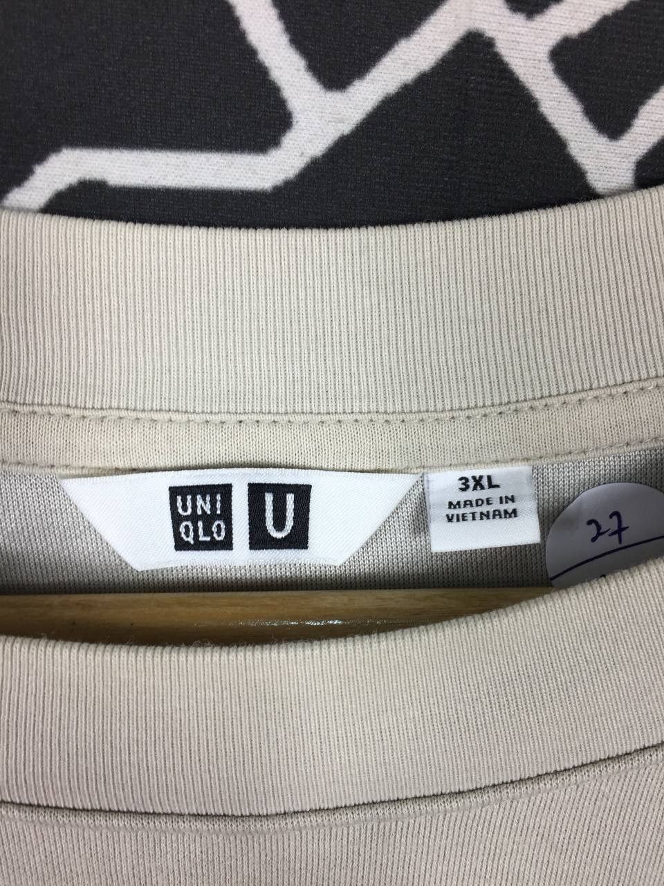 Japanese Brand × Uniqlo Uniqlo U AIRism Crew Neck Half Sleeve Tee Size US XXL / EU 58 / 5 - 7 Thumbnail