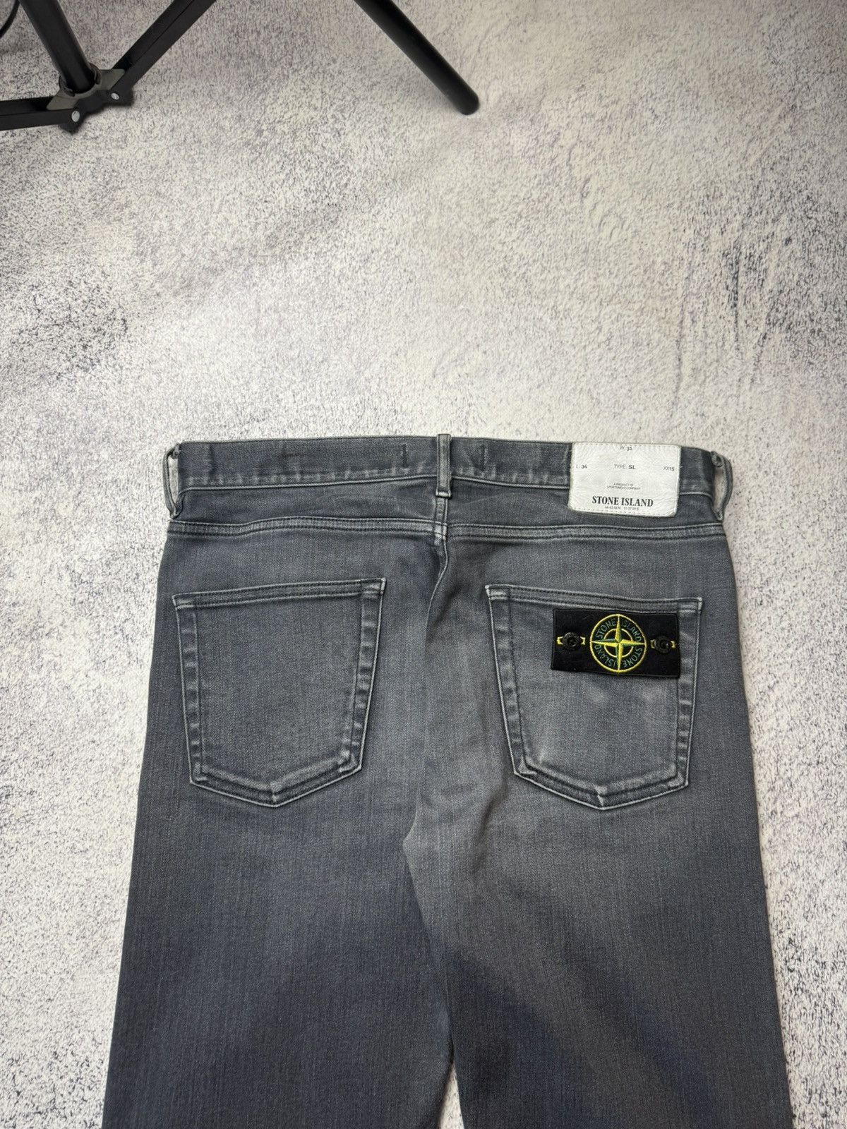 Stone Island Stone Island Grey Jeans Size US 31 - 2 Thumbnail