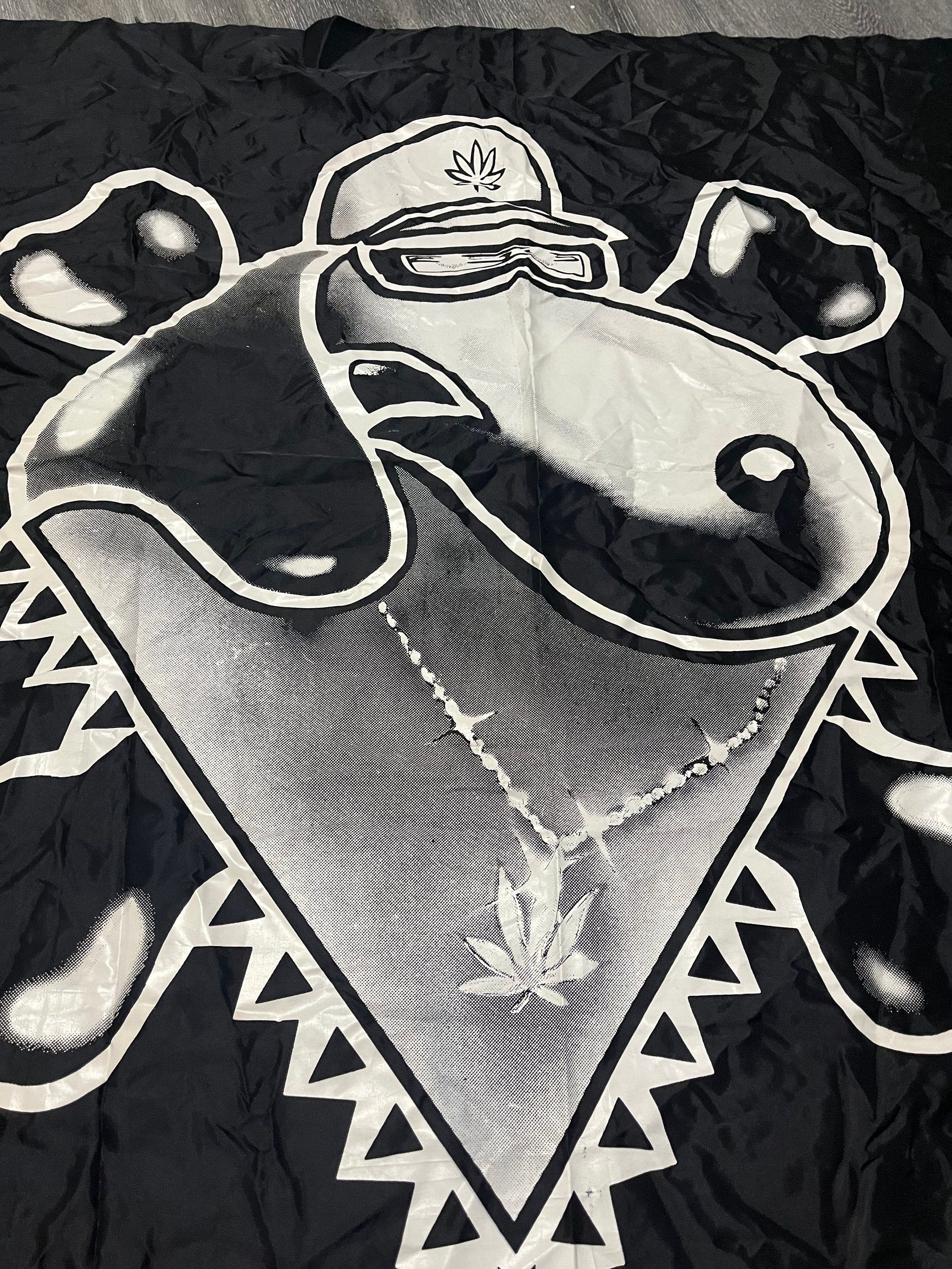 Vintage Vintage Snoop Dogg Doggystyle Death Row Records 1994 Flag Size ONE SIZE - 3 Thumbnail