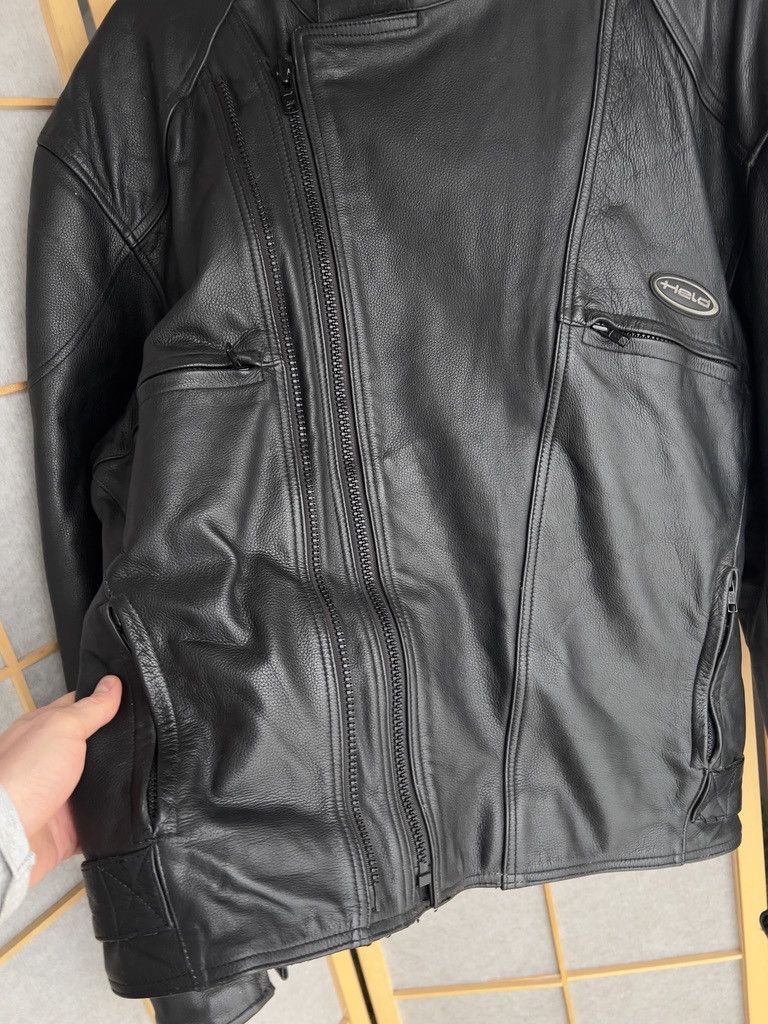 If Six Was Nine Crazy! Vintage 2000s biker racing leather bomber jacket boxy Size US XL / EU 56 / 4 - 12 Thumbnail