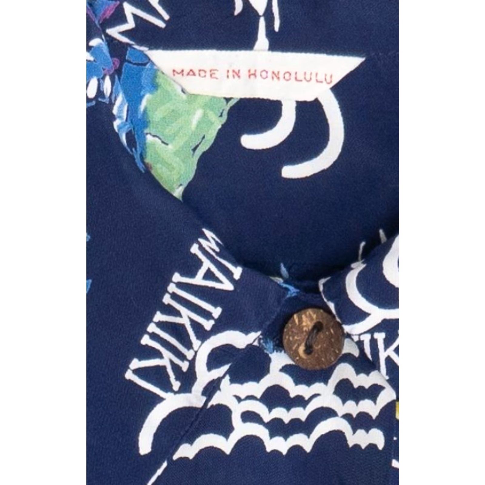 Vintage VINTAGE Rare Hawaiian 2 Pocket Shirt Loop Collar Made In Honolulu 40s/50s XS Blue Summer/Beach Hawaiian Mens? Size US XS / EU 42 / 0 - 5 Thumbnail