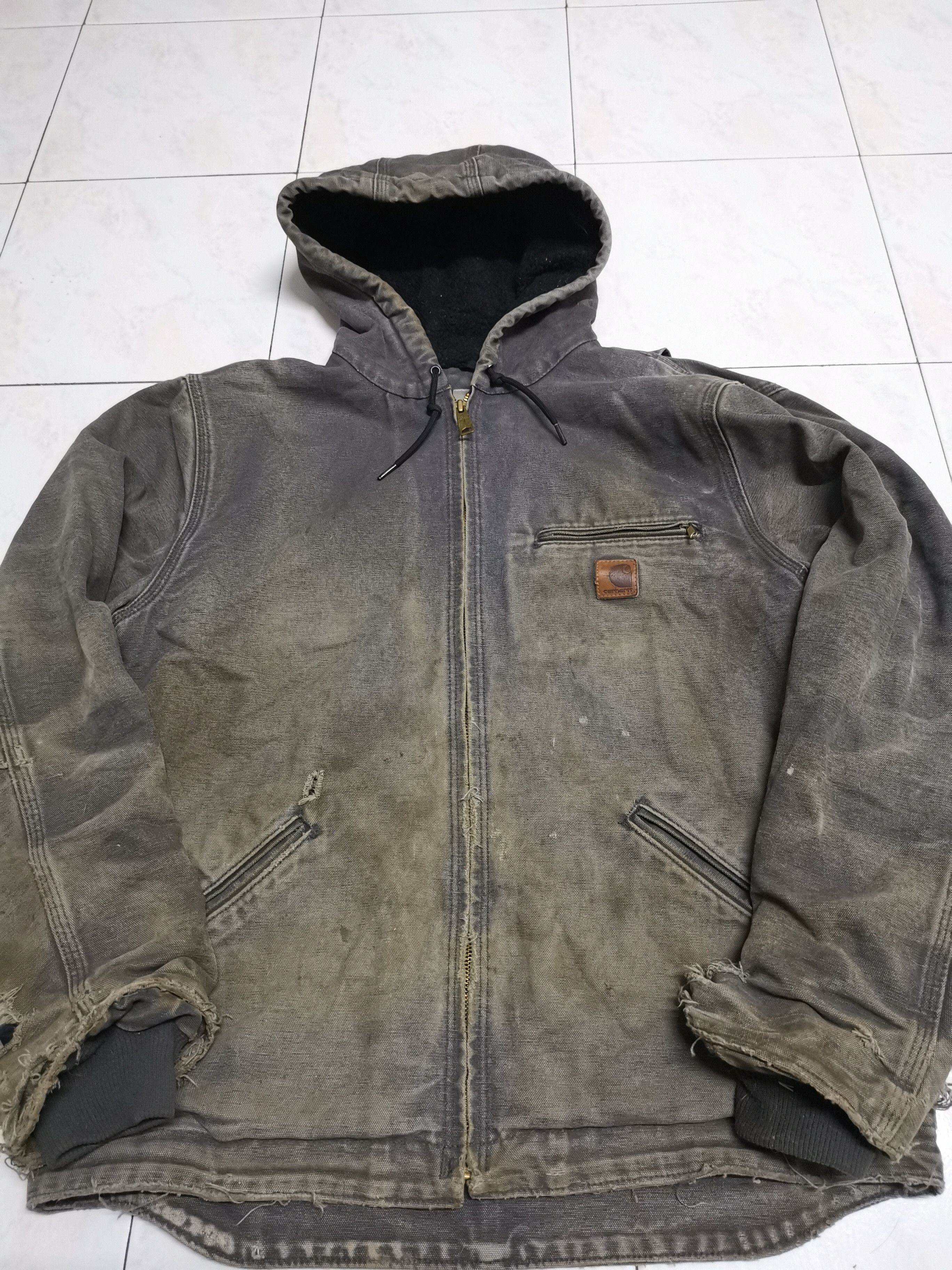 Carhartt Vintage carhartt Detroit Hooded jacket Size US M / EU 48-50 / 2 - 5 Thumbnail