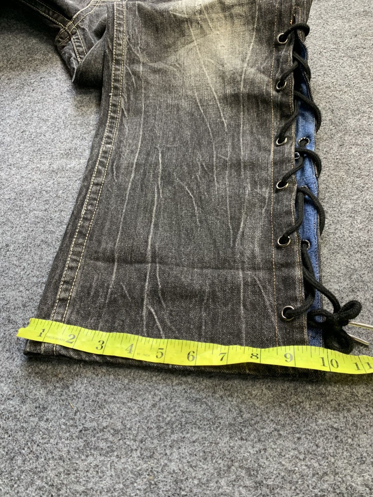 Japanese Brand Lace up pasta denim pant vkei style japanese brand Size US 36 / EU 52 - 19 Thumbnail
