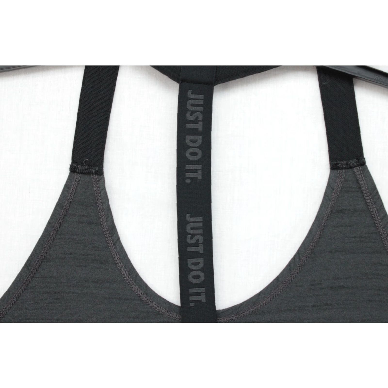 Nike VINTAGE Nike Tank Top DRI-FIT Women's Large Black JUST DO IT Straps Layering 823488 Size L / US 10 / IT 46 - 3 Thumbnail