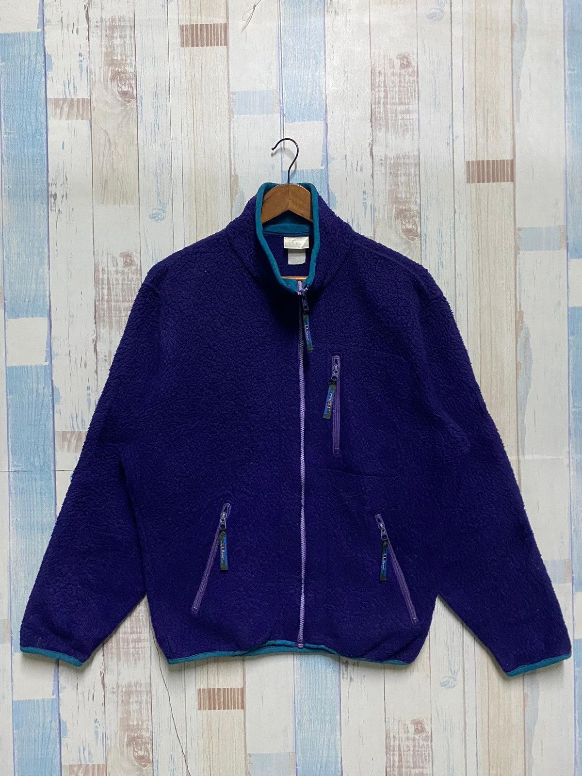 L.L. Bean × Vintage Vintage 90s L.L. Bean Fleece Size US M / EU 48-50 / 2 - 1 Thumbnail
